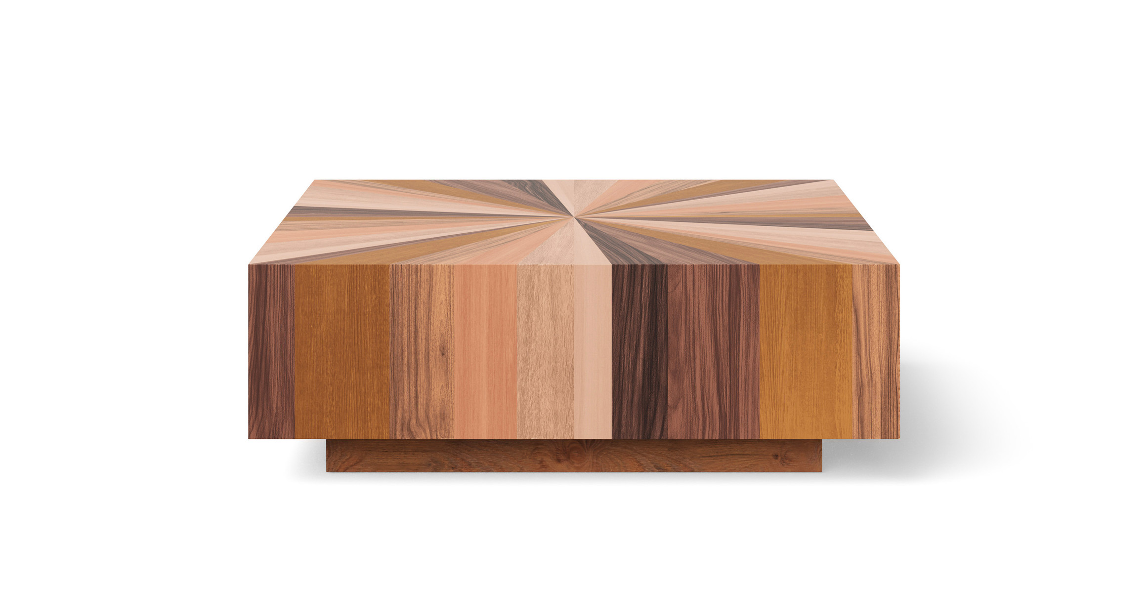 Sunnyside Contemporary Wood Coffee Table
