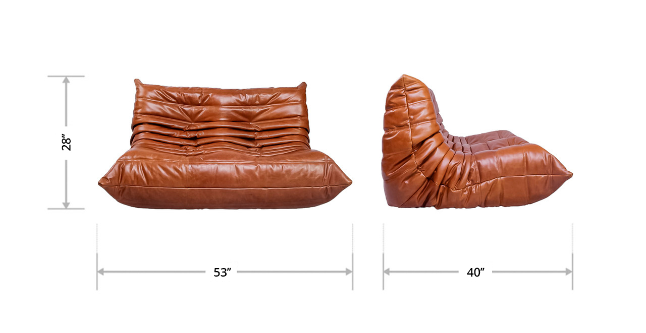 Ducaroy Portside 2 Seater Sofa Leather