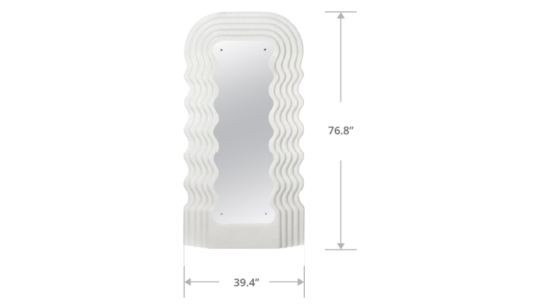 Ettore Sottsass Wavy LED Ultra Mirror