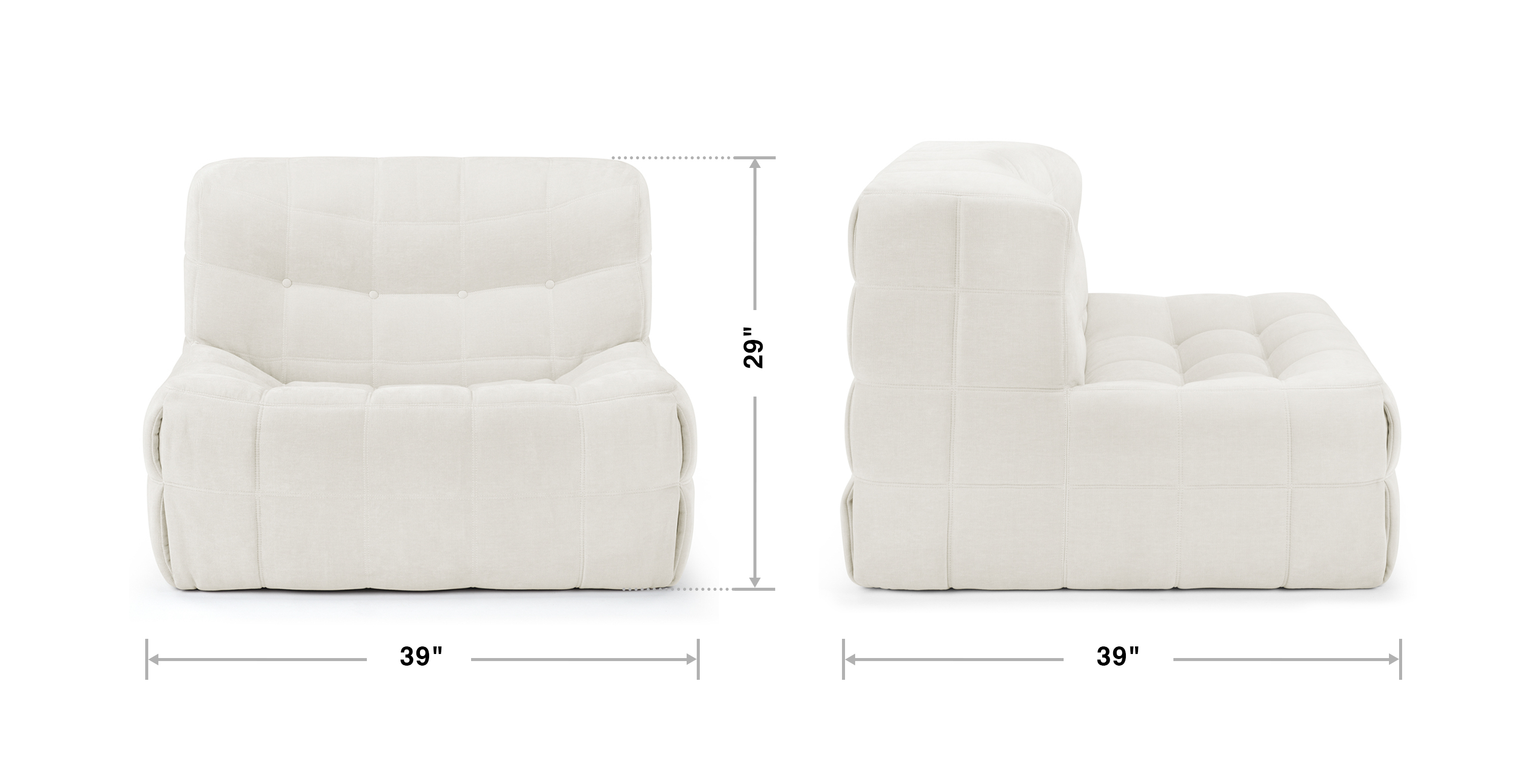 2026　WBC　15　孟潔　モンジェ　応援　80cm両面ロングクッション Michel Kashyma Modern Lounge Chair | Manhattan Home Design