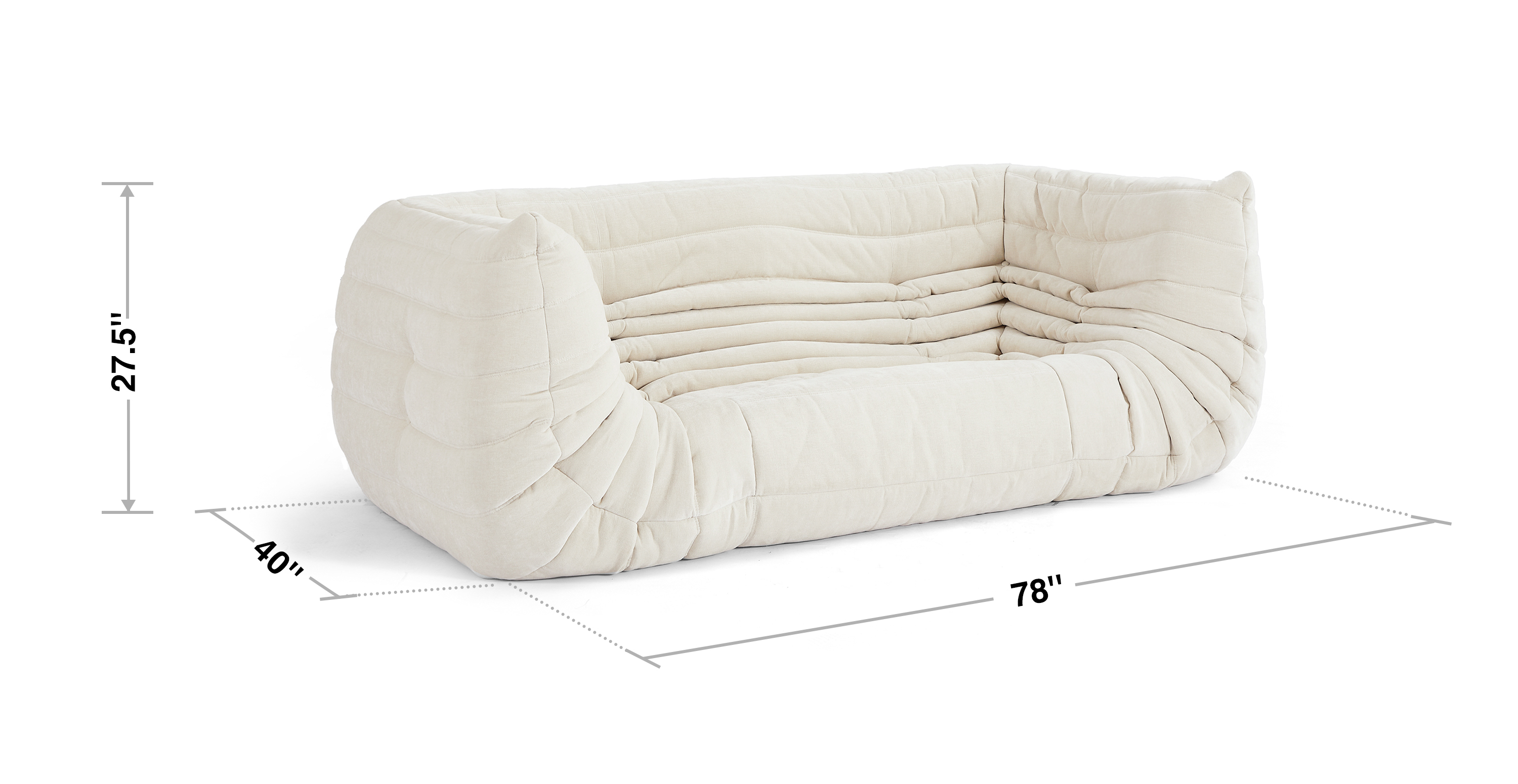 Michel Ducaroy 3 Seater Sofa