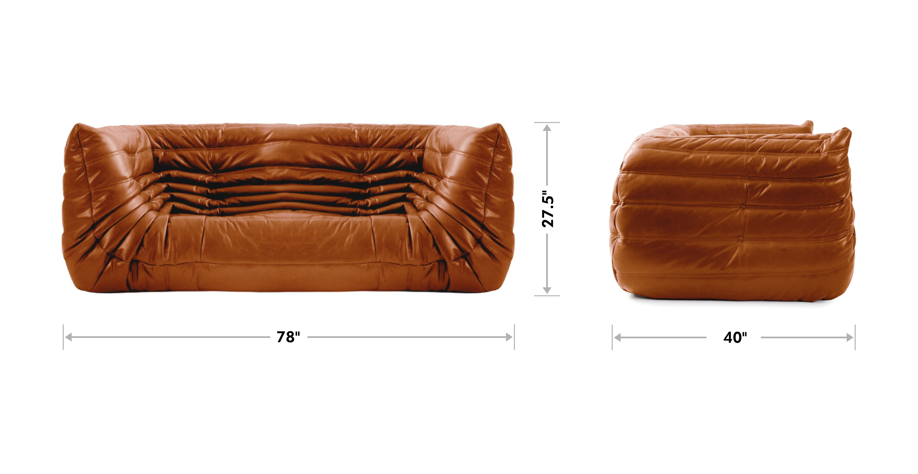 Michel Ducaroy 2 Seater Sofa