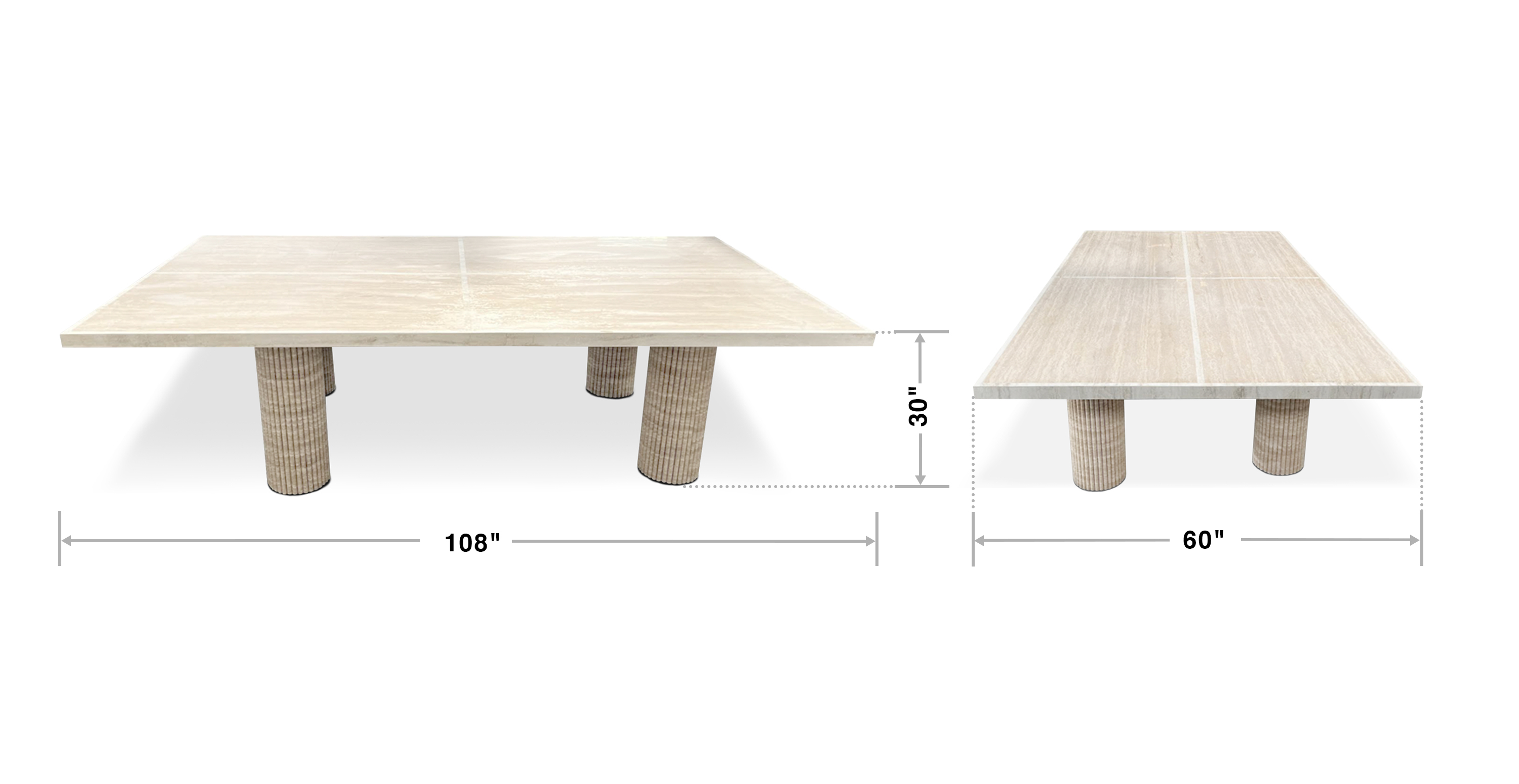 Colonna Travertine Luxury Ping Pong Table