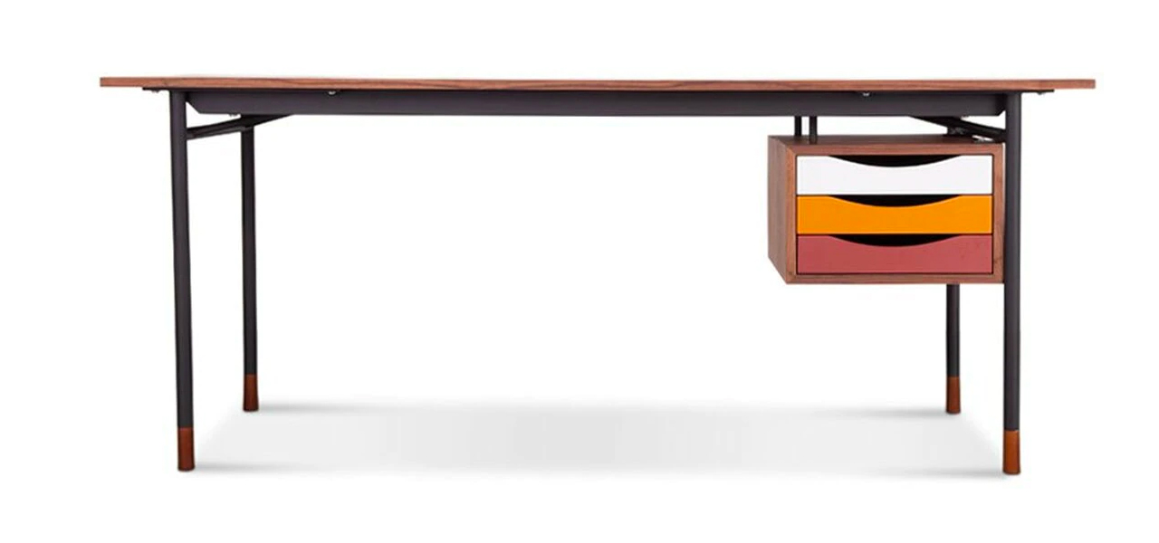 Finn Juhl Nyhavn Desk - Scandinavian Orange