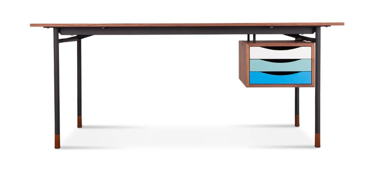 Finn Juhl Nyhavn Desk -  Blue