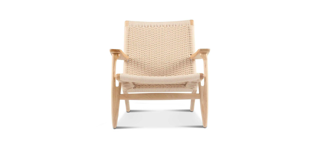 Ch25 Easy Chair -  Wood Natural Ash