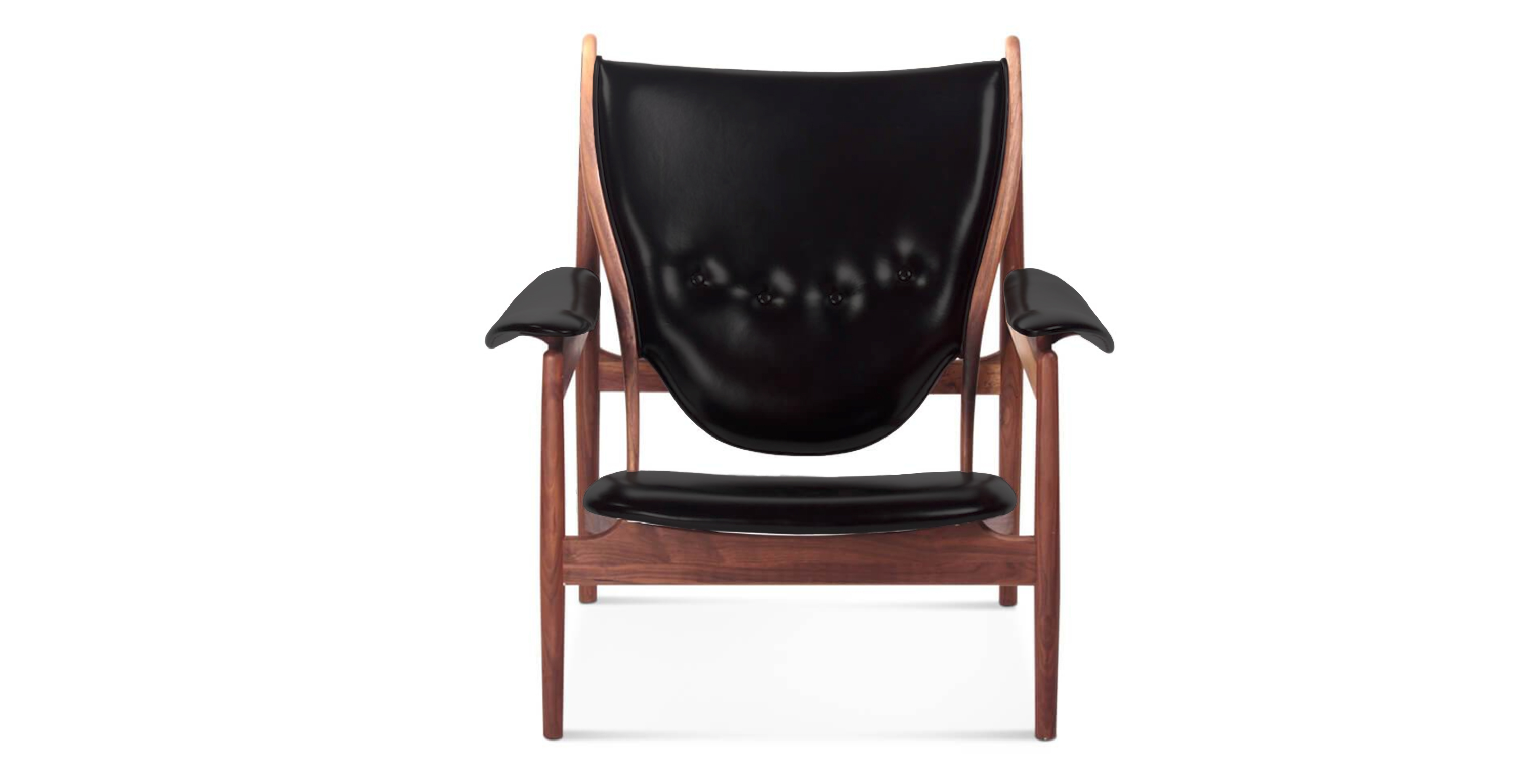 Finn Juhl Chieftains Chair - Leather Black