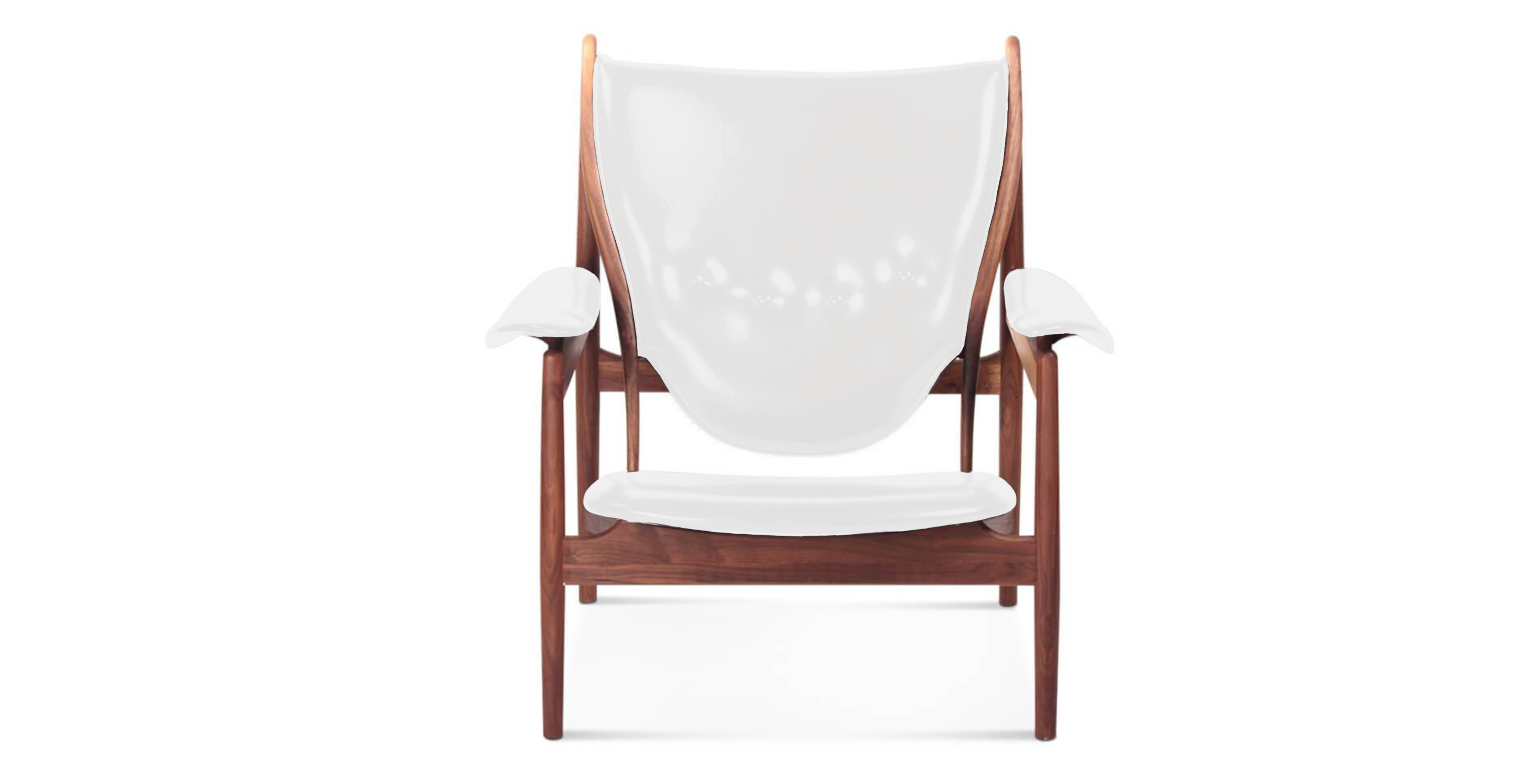 Finn Juhl Chieftains Chair - Leather White