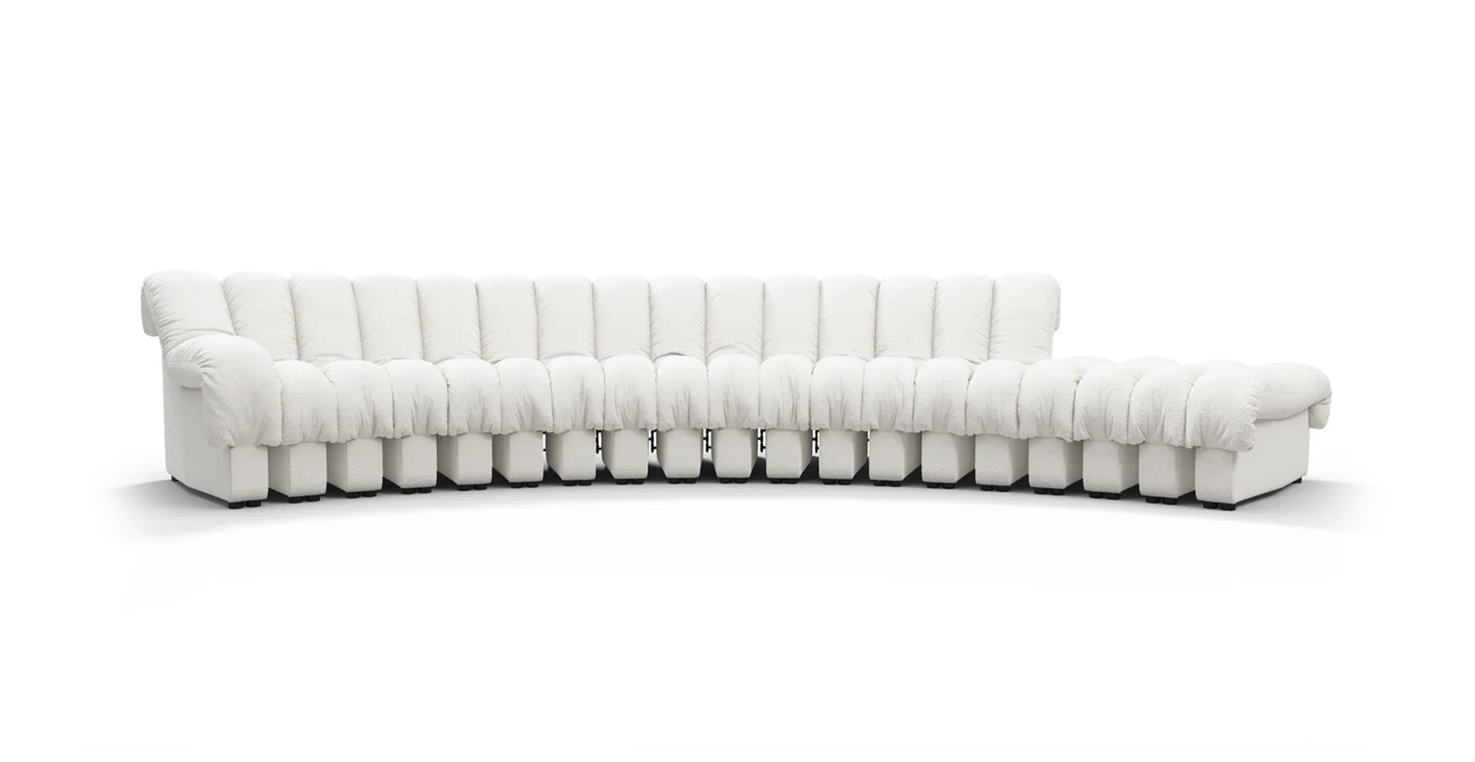 DS 600 Modular Sofa - Configuration B -  Boucle White Boucle