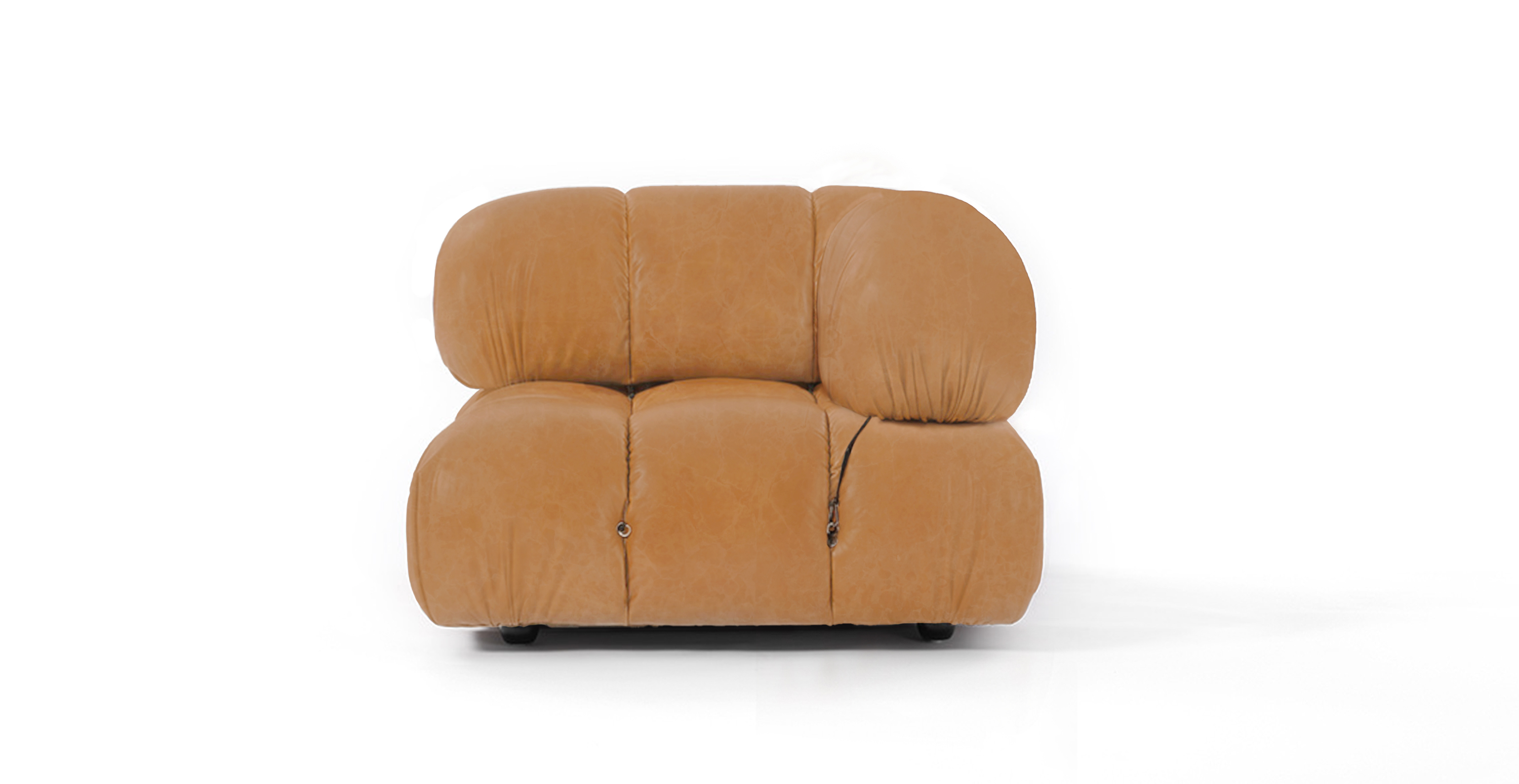 Mario Bellini Sofa | Corner Module -  Leather Antique Light Brown