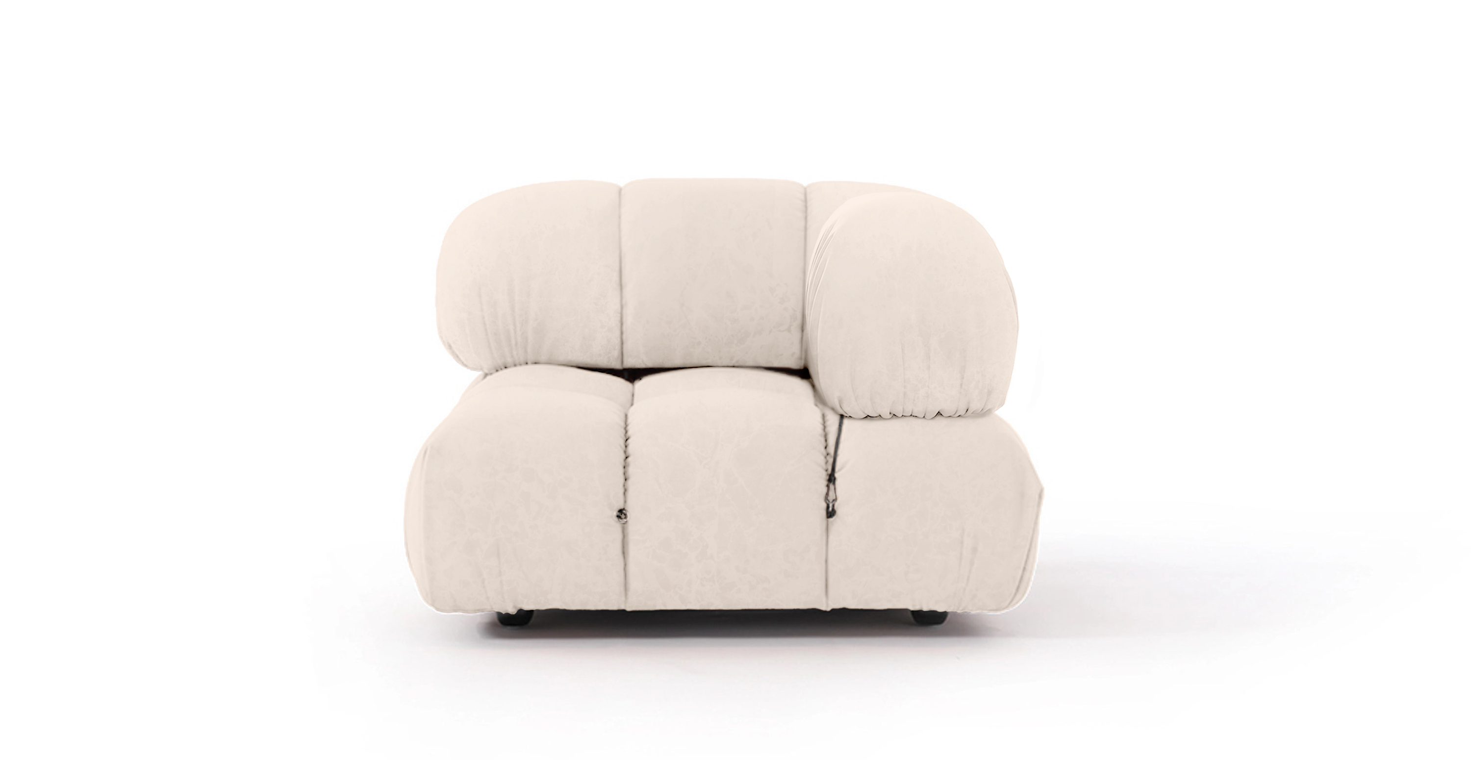 Mario Bellini Sofa | Corner Module -  Leather Antique Wheatgrass