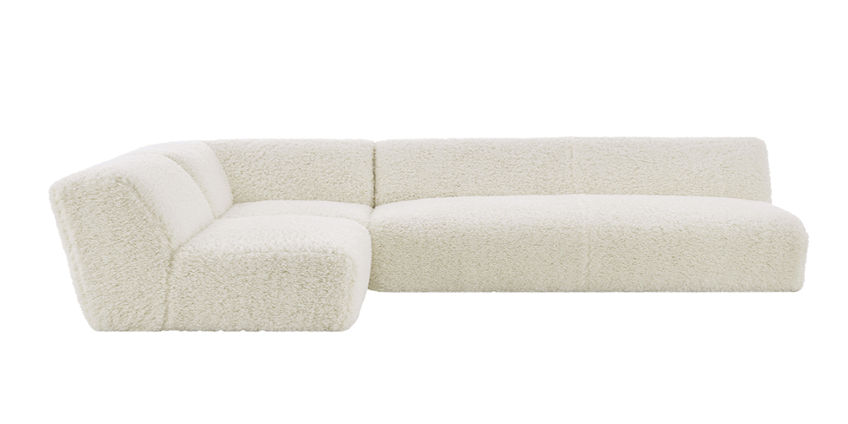 Harmony Faux Sheepskin Modular Sofa -  Faux Sheepskin