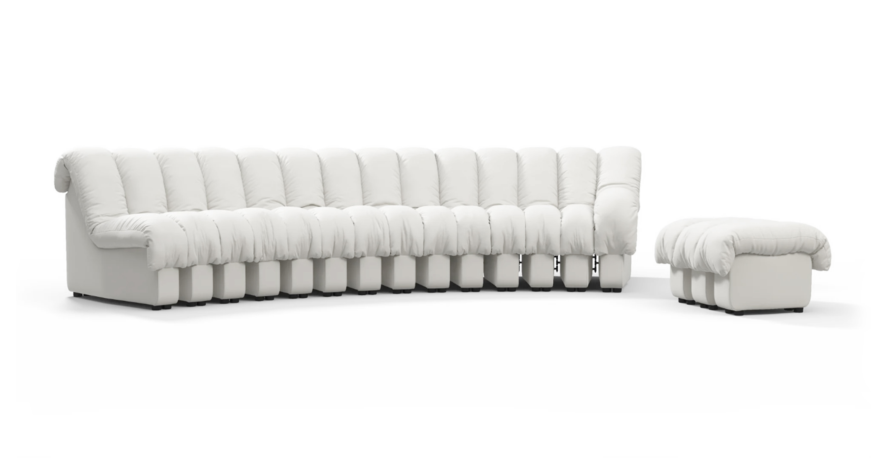 DS 600 Sofa - Configuration A -  Leather White