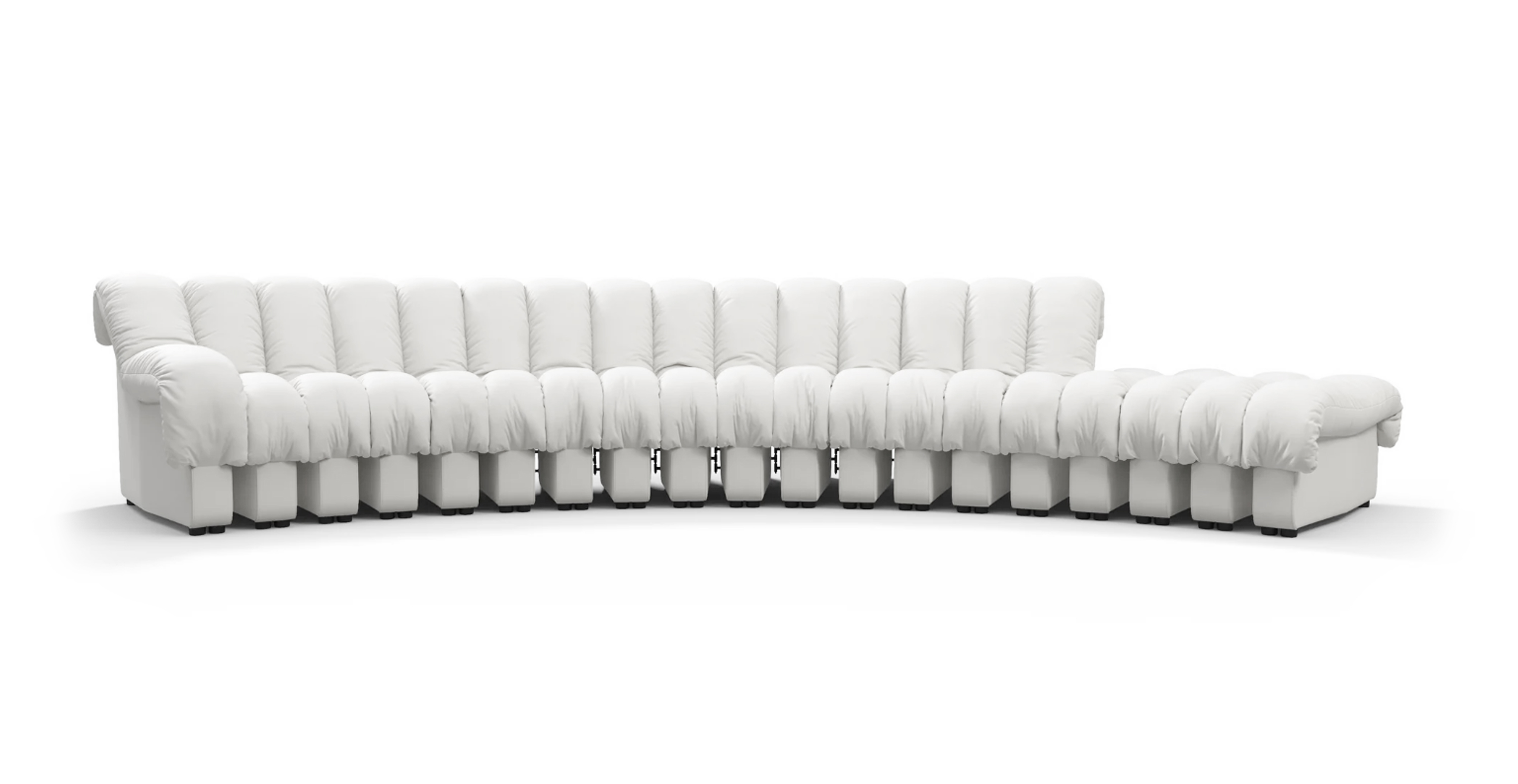 DS 600 Sofa - Configuration B -  Leather White