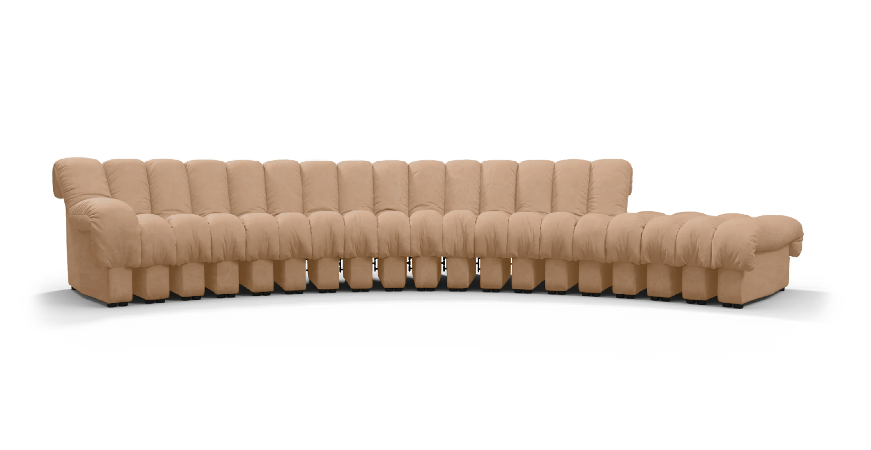 DS 600 Statement Sofa - Configuration B - Leather Antique Wheatgrass