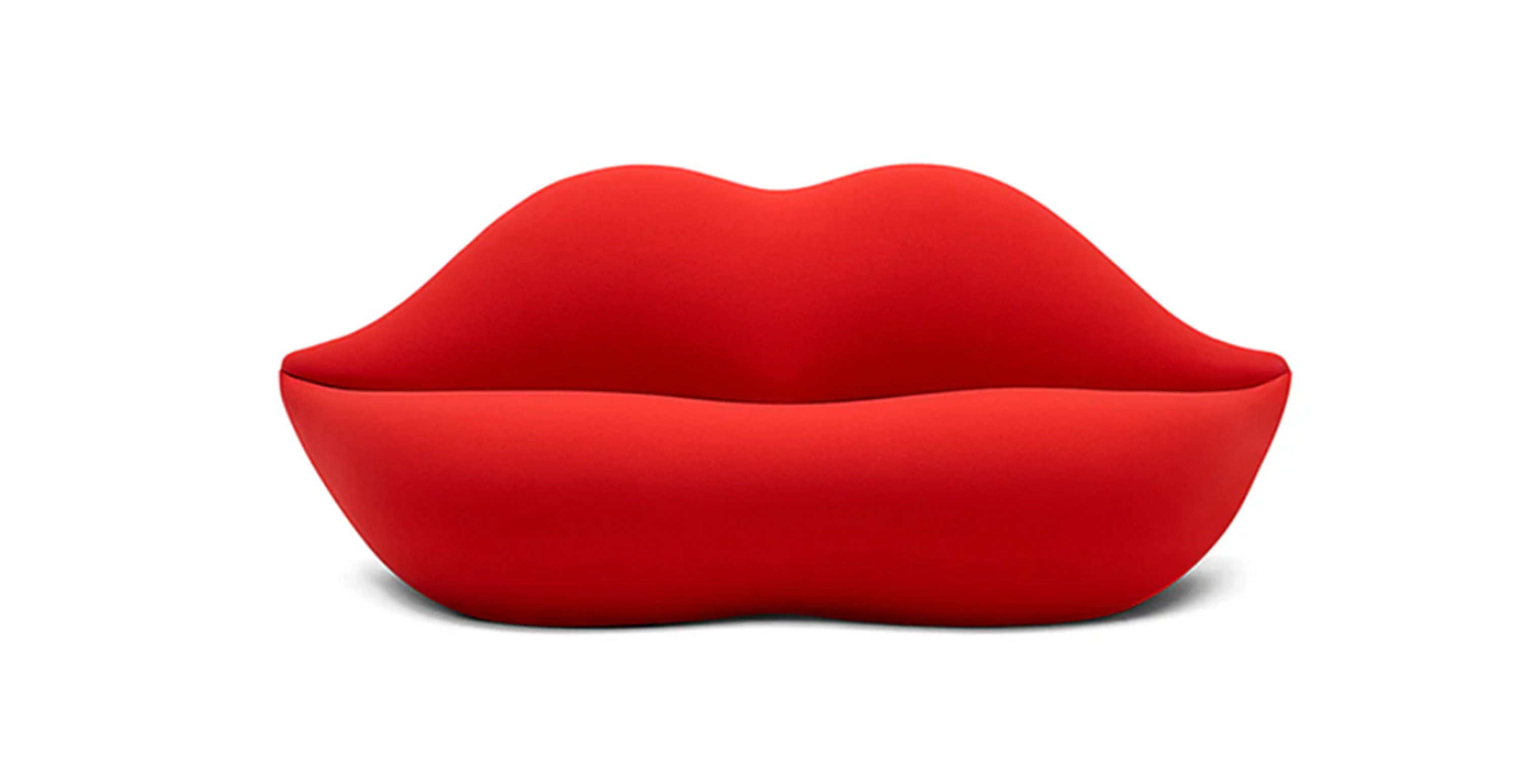 Bocca Lips Pop Art Sofa -  Velvet Red Velvet