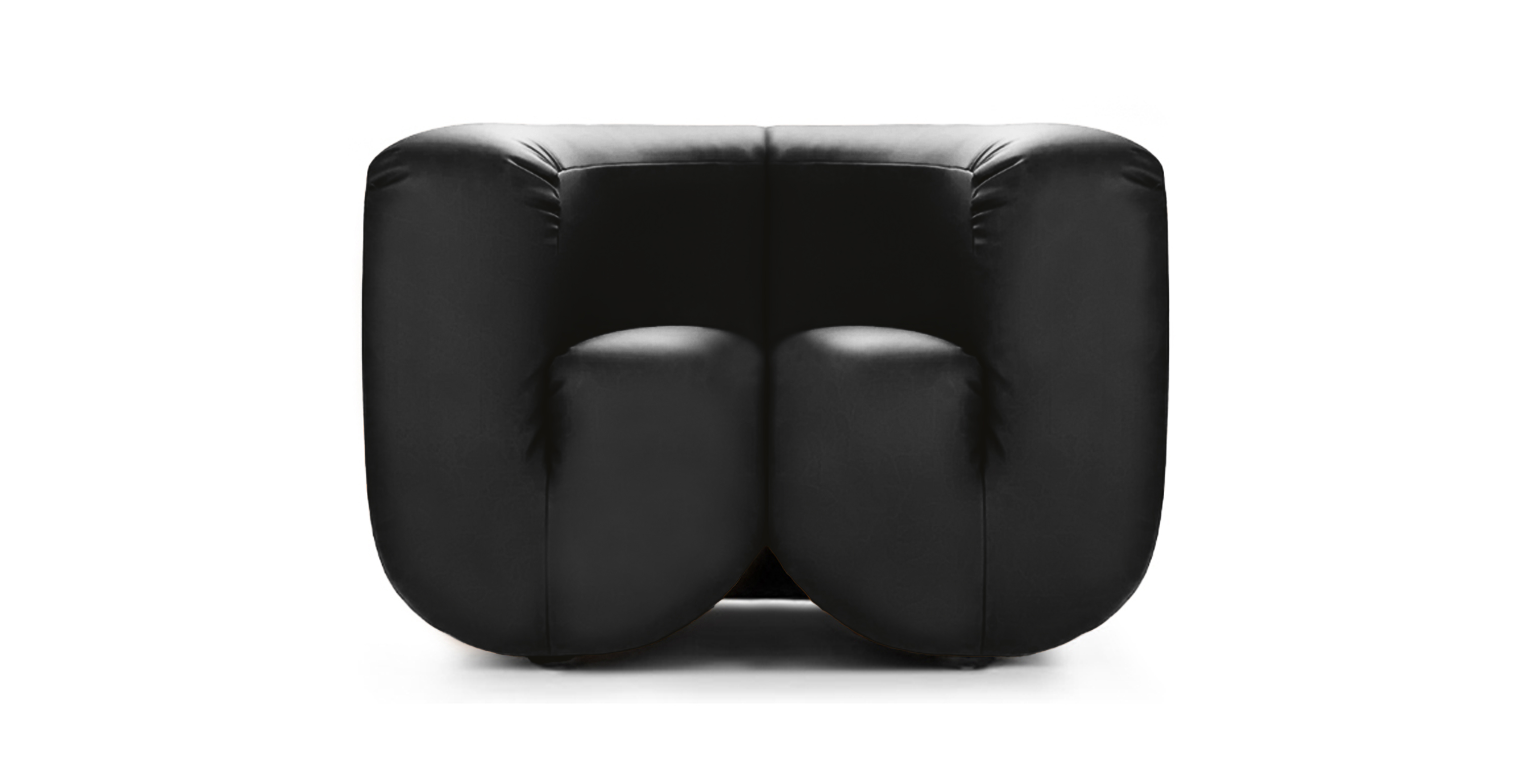 Art Deco DS 707 Modular Armchair - Leather Black