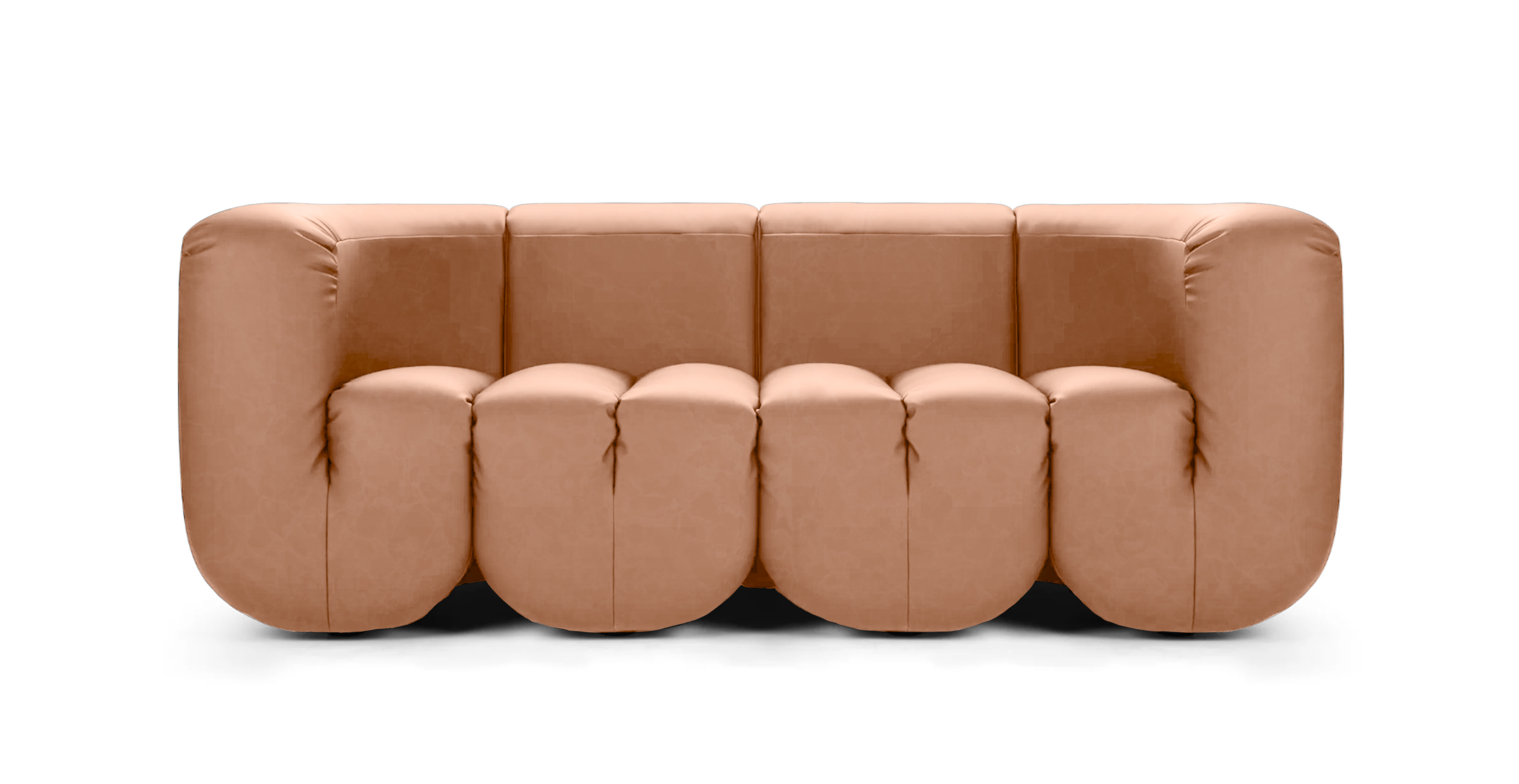 DS 707 Modern 3 Seater Sofa - Leather Antique Light Brown