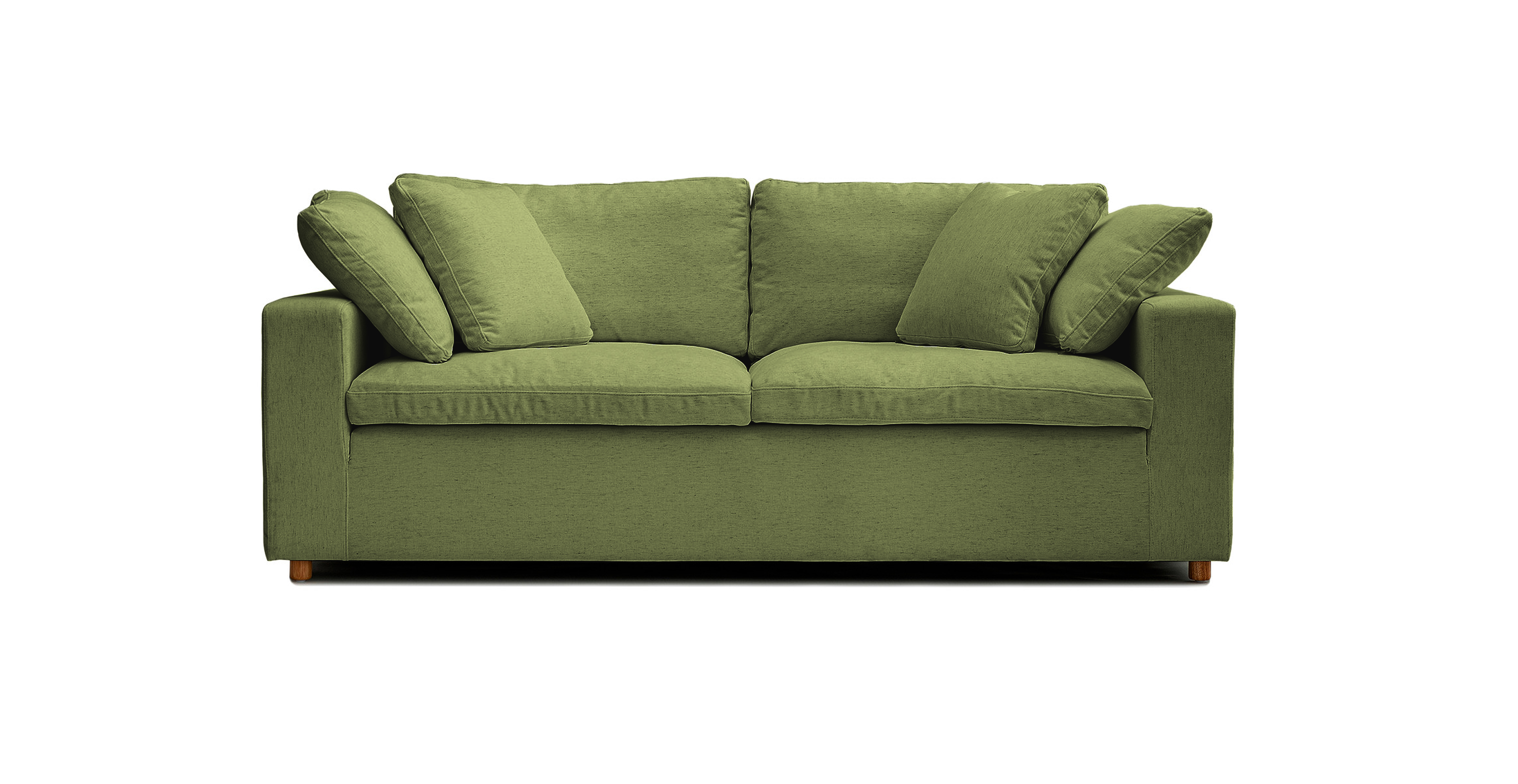 Serenity Sofa - Performance Fabric - Performance Fabric Moss Green 84"