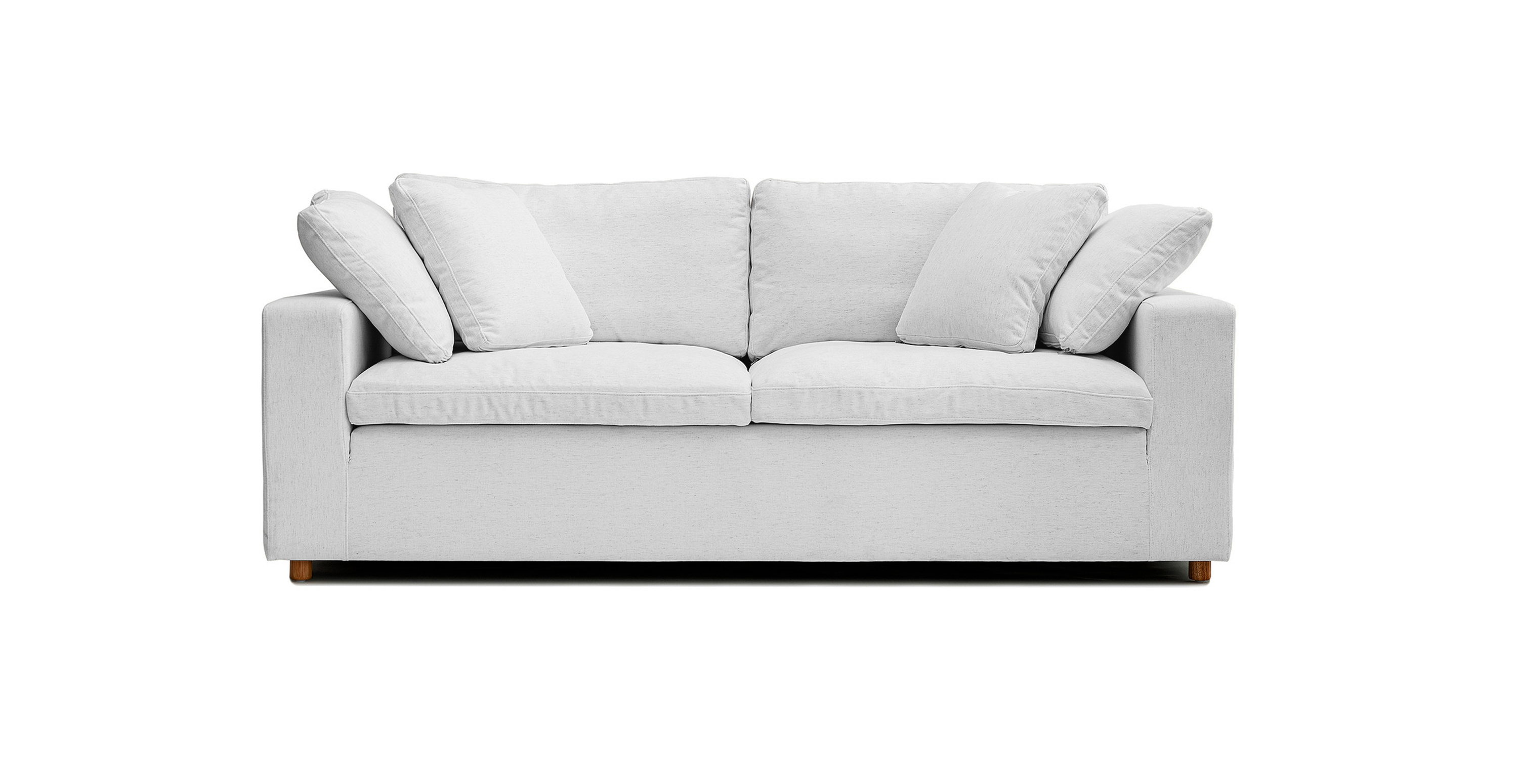 Serenity Sofa - Performance Fabric - Performance Fabric Pearl Gray 96"