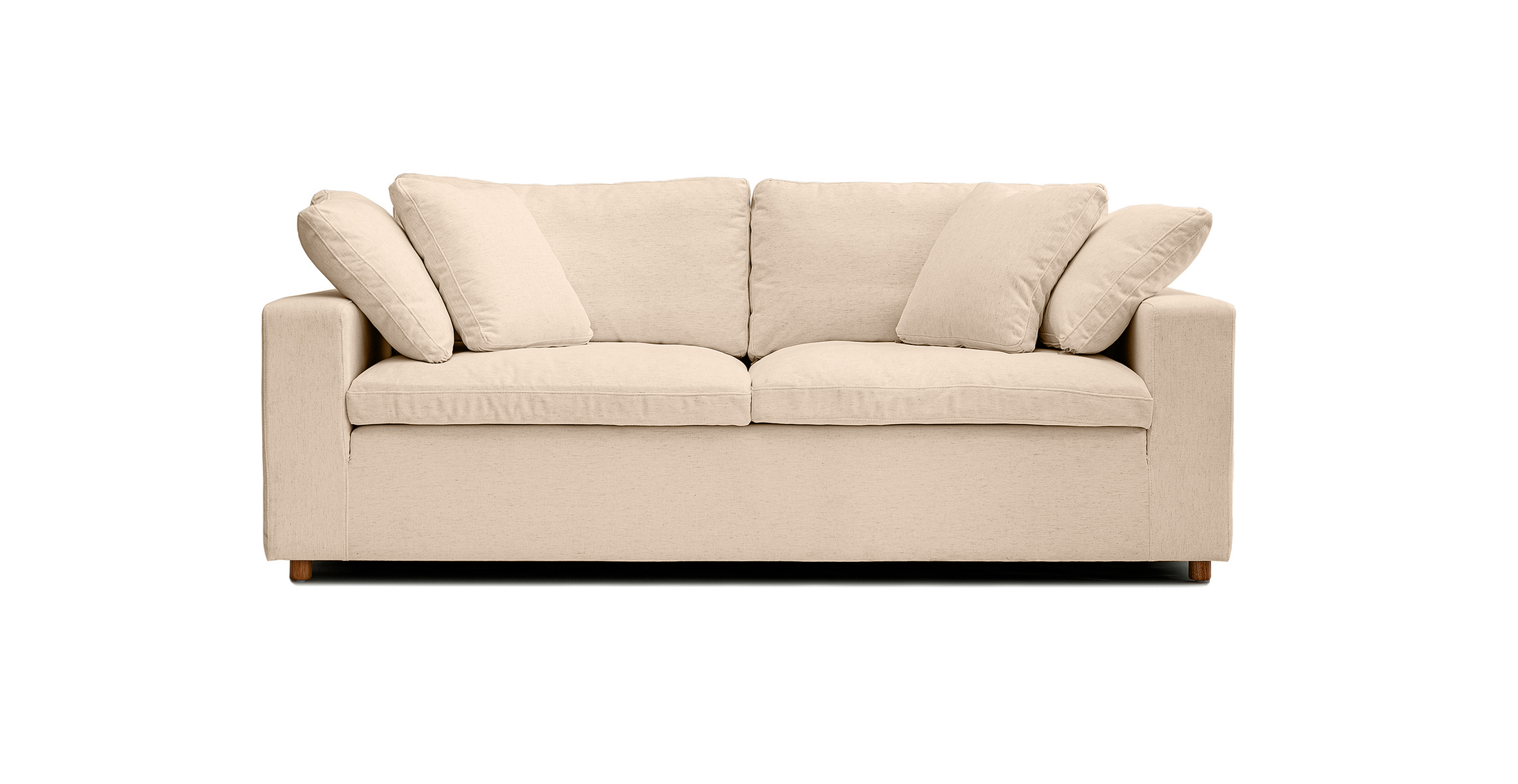 Serenity Sofa - Performance Fabric - Performance Fabric Wheat 84"