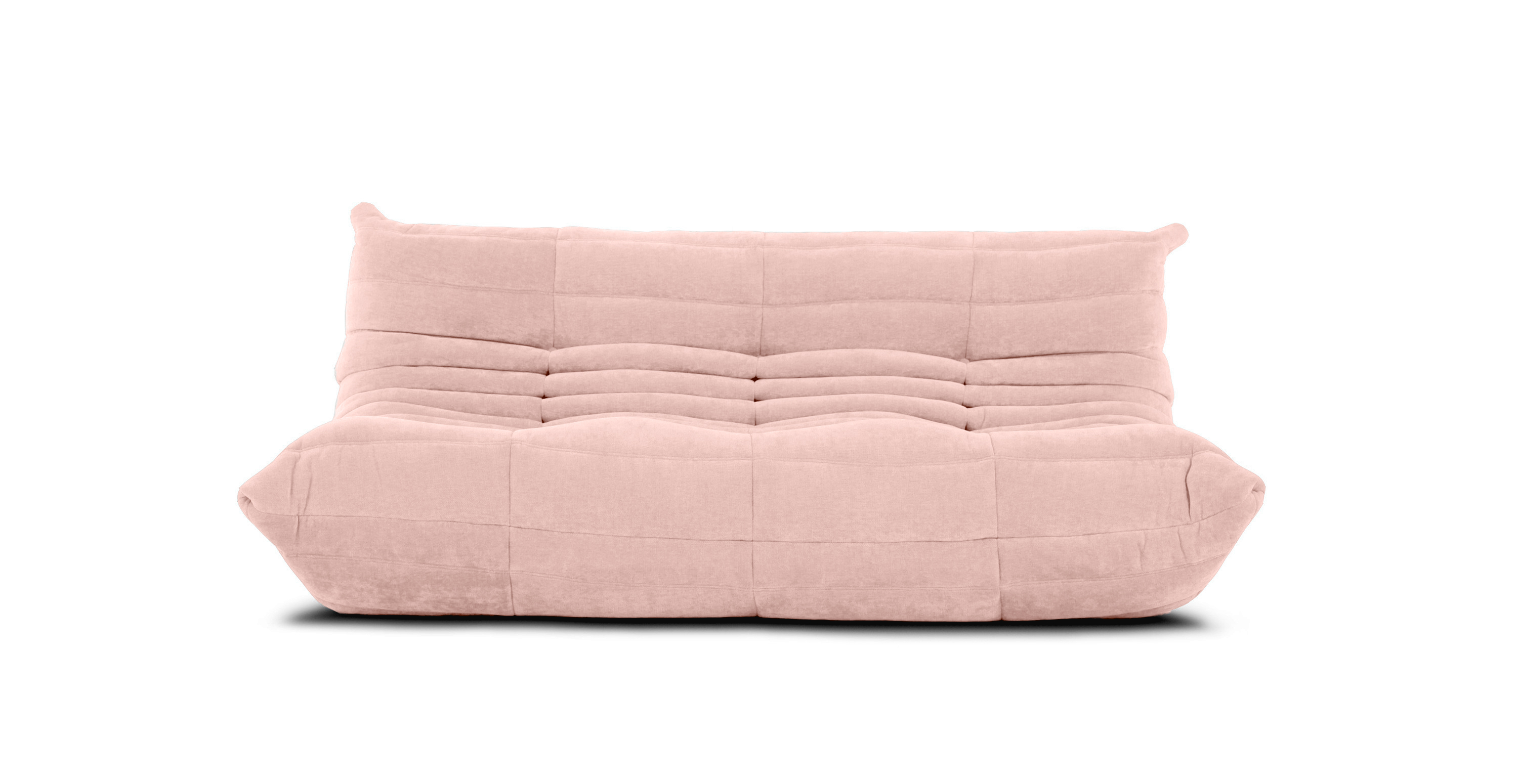 Michel Ducaroy Quayside 3 Seater Fabric Sofa - Chenille Roset Pink