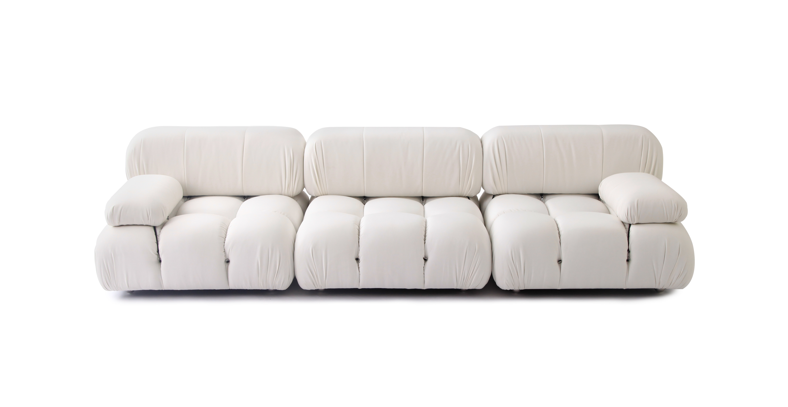 Mario Bellini 3-Seater Modular Sunbrella Outdoor Sofa - Kid Friendly -  Sunbrella Off-White