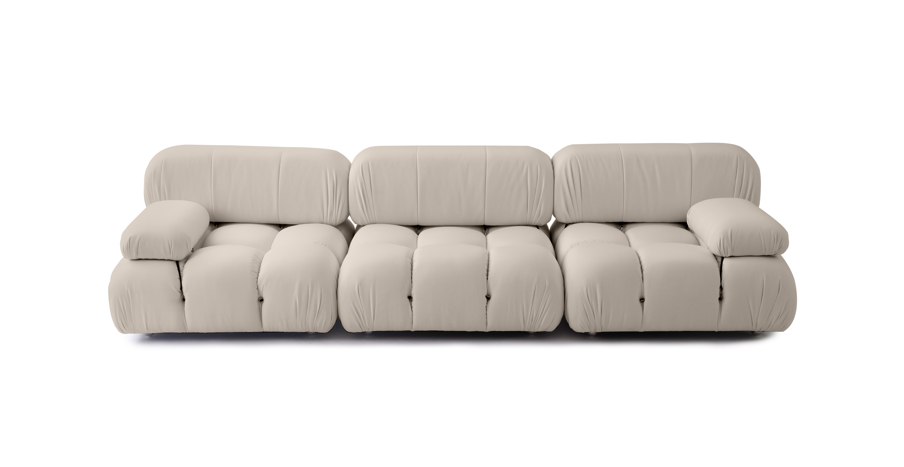 Mario Bellini 3-Seater Modular Sunbrella Outdoor Sofa - Sunbrella Canvas Antique Beige