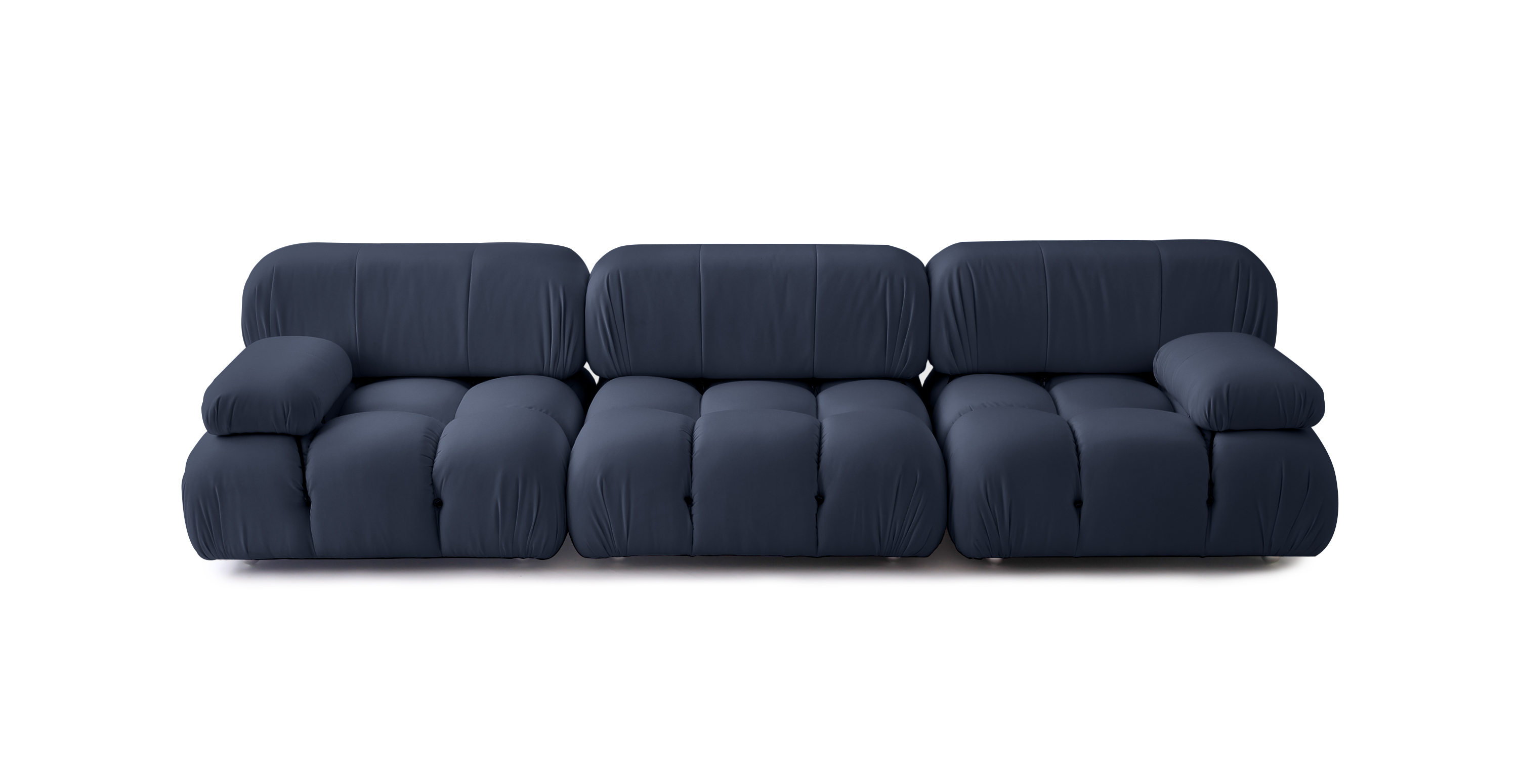 Mario Bellini 3-Seater Modular Sunbrella Outdoor Sofa -  Sunbrella Canvas Navy