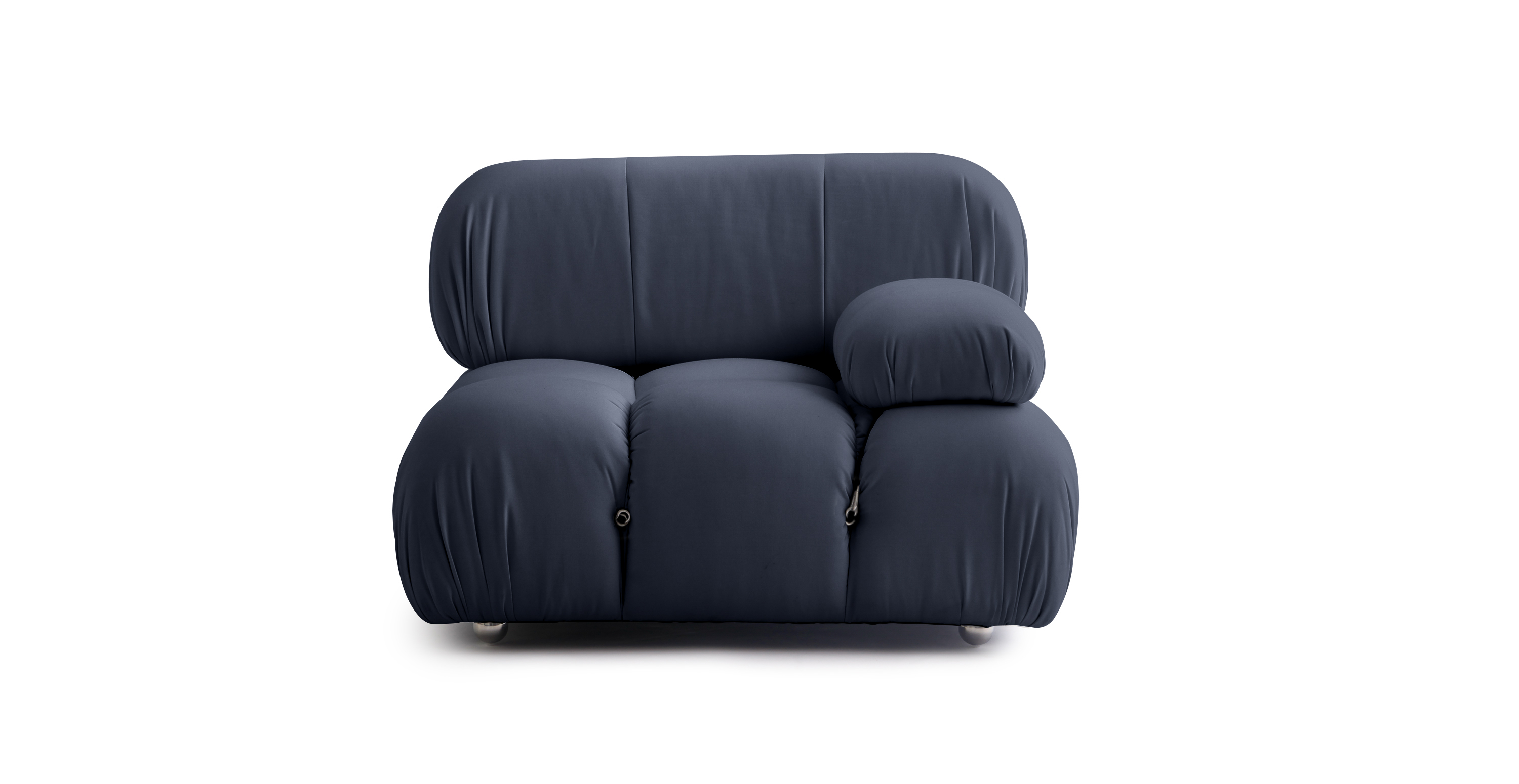 Mario Bellini Sunbrella Outdoor Sofa | Left Armrest - Sunbrella Canvas Navy