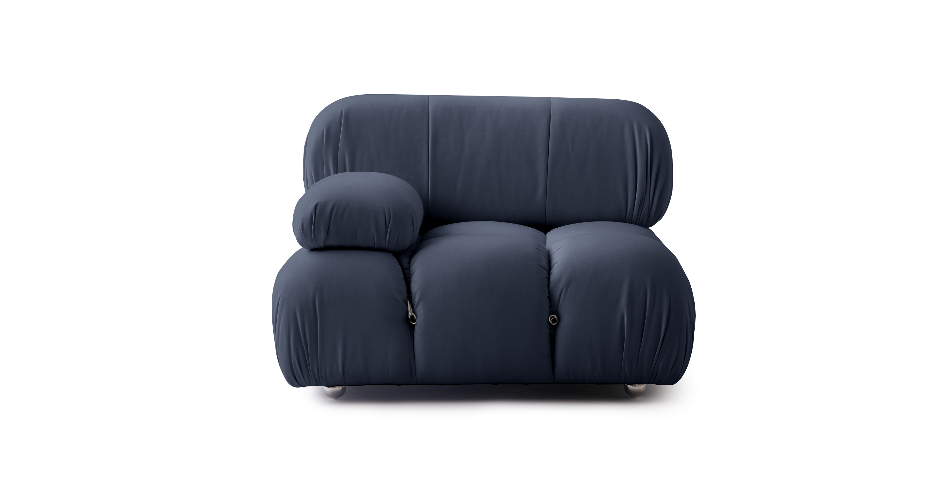 Mario Bellini Sunbrella Outdoor Sofa | Right Armrest - Sunbrella Canvas Navy
