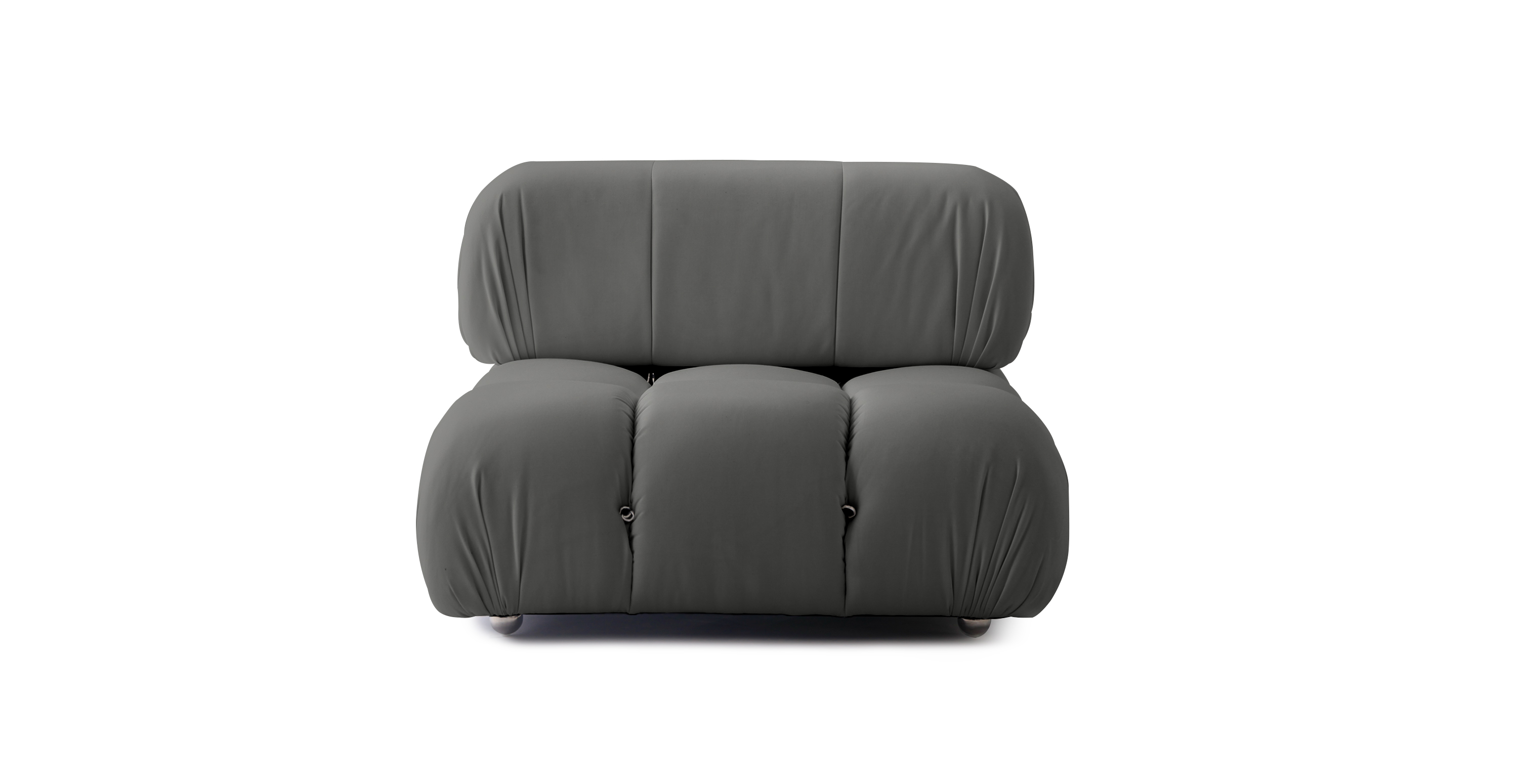 Mario Bellini Sunbrella Outdoor Sofa | Middle Module -  Sunbrella Canvas Charcoal