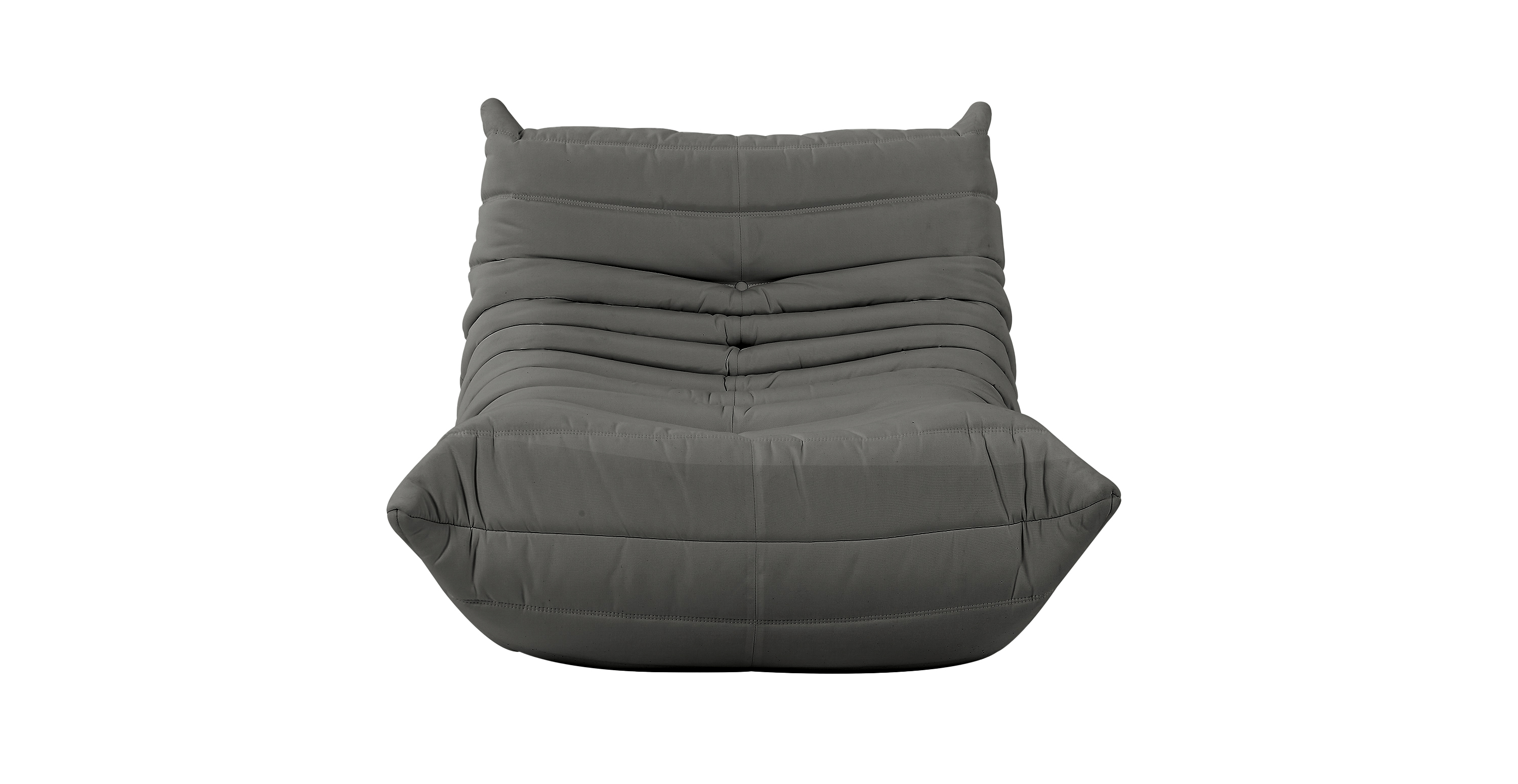Togo Michel Ducaroy Fireside Sunbrella Outdoor Chair - Sunbrella Canvas Charcoal
