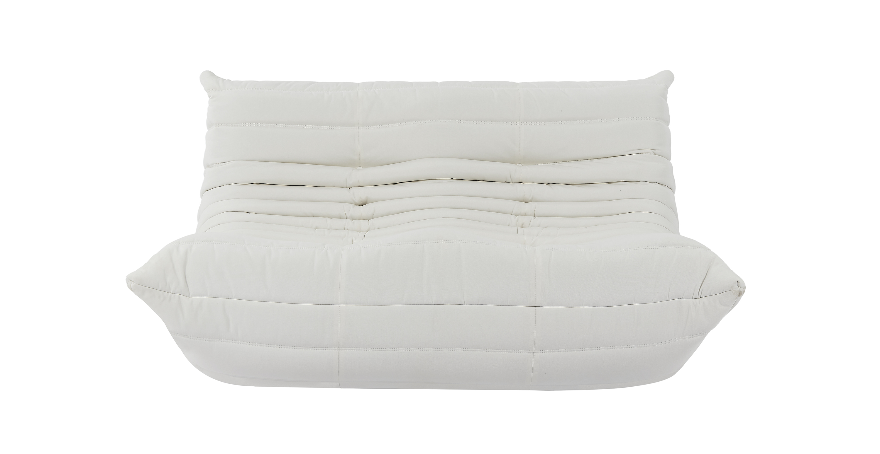 Michel Ducaroy Portside Two Seater Sunbrella Outdoor Loveseat -  Sunbrella Off-White