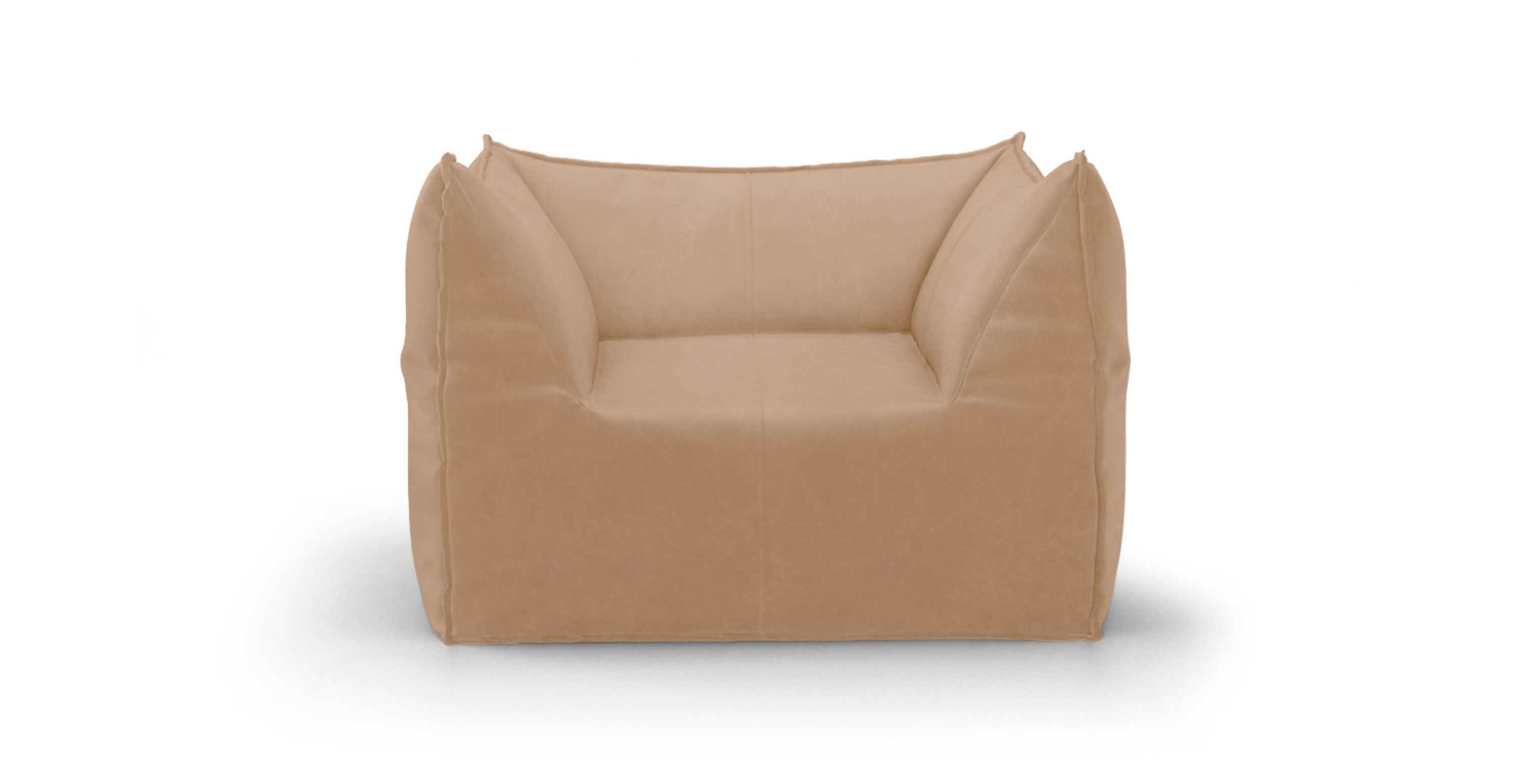 Mario Bellini Leandro Modern Chair - Leather Antique Wheatgrass