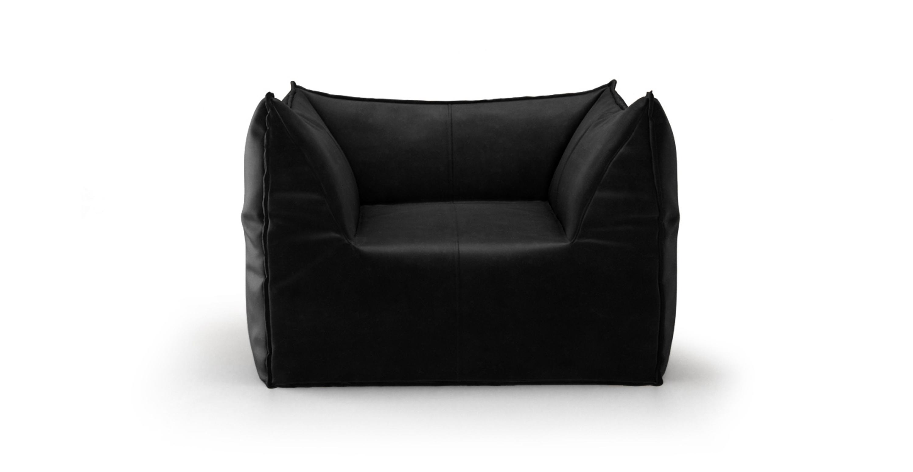 Mario Bellini Leandro Modern Chair - Leather Antique Black