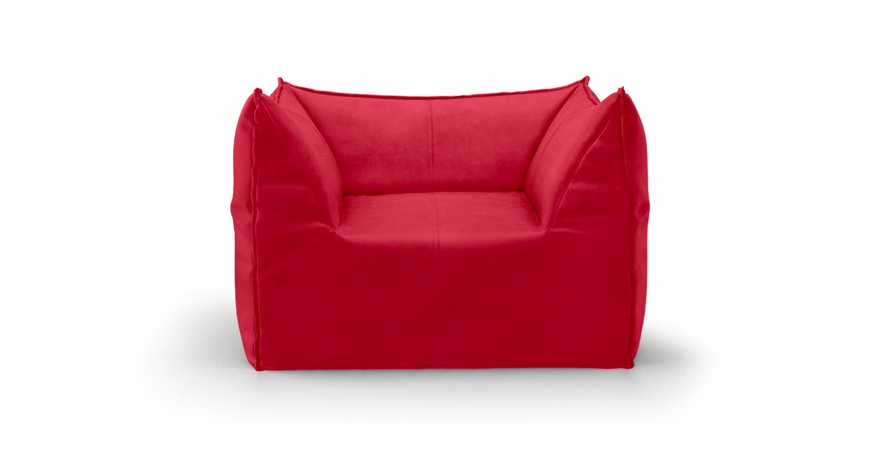 Mario Bellini Leandro Modern Chair - Leather Red Italian