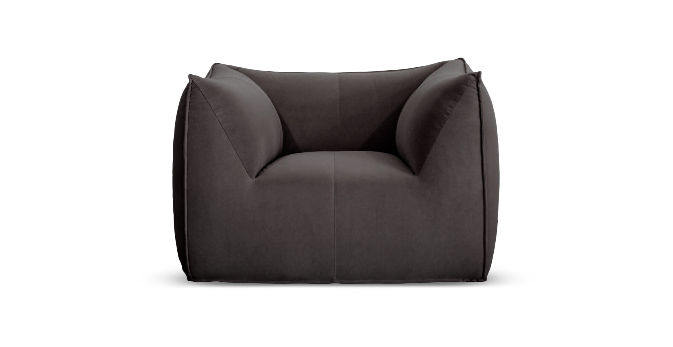 Mario Bellini Leandro Modern Chair - Bambole Iron Grey Velvet