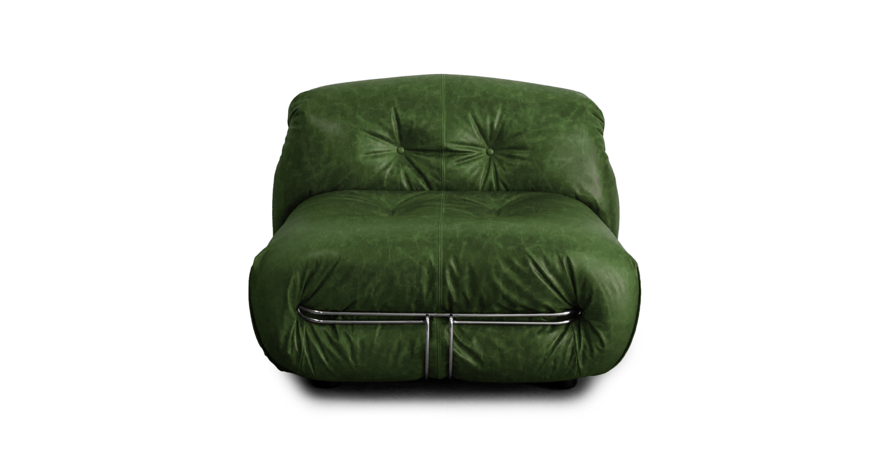 Soriana Chair - Leather Antique Green