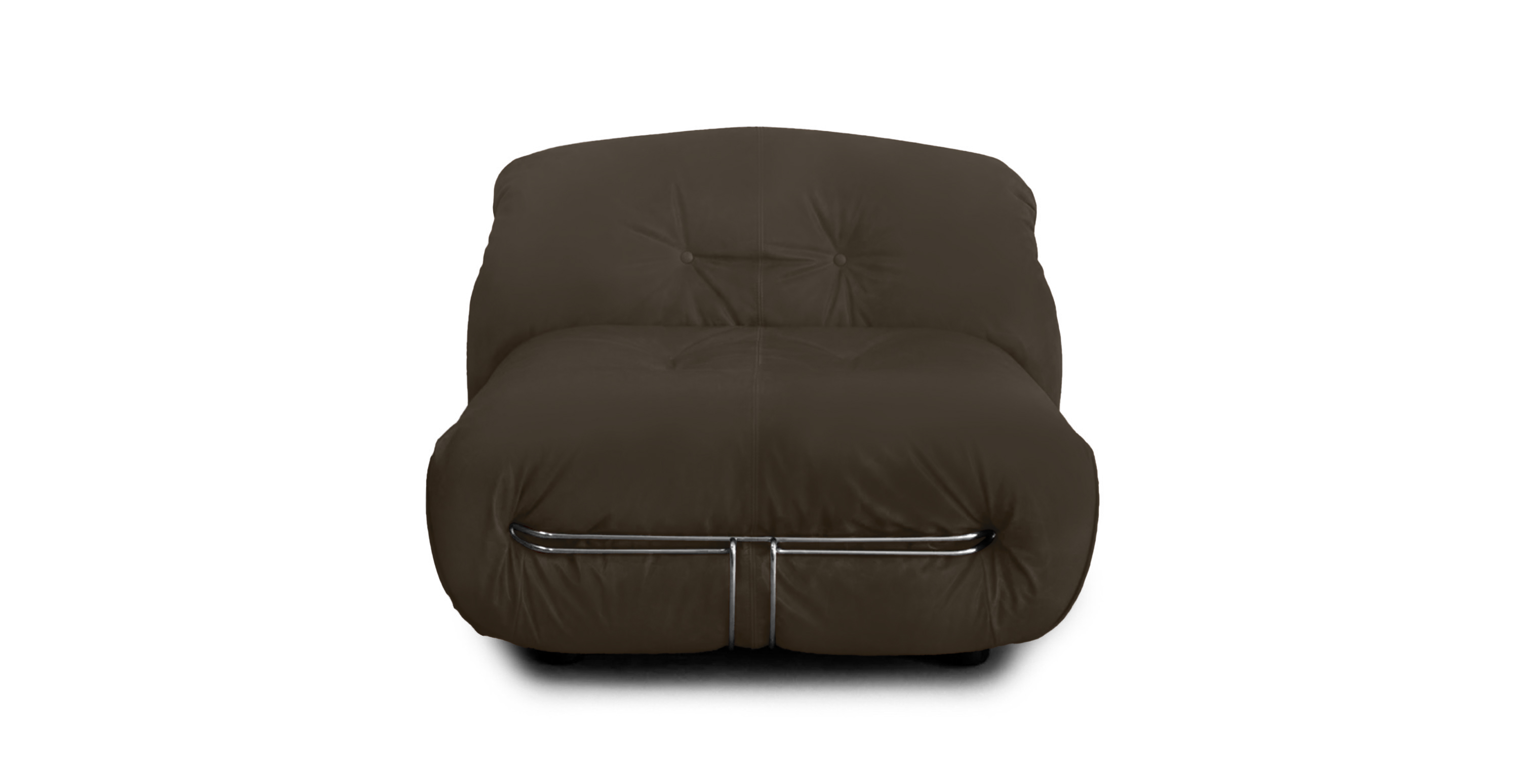 Afra & Scarpa Soriana Chair -  Leather Brown Italian