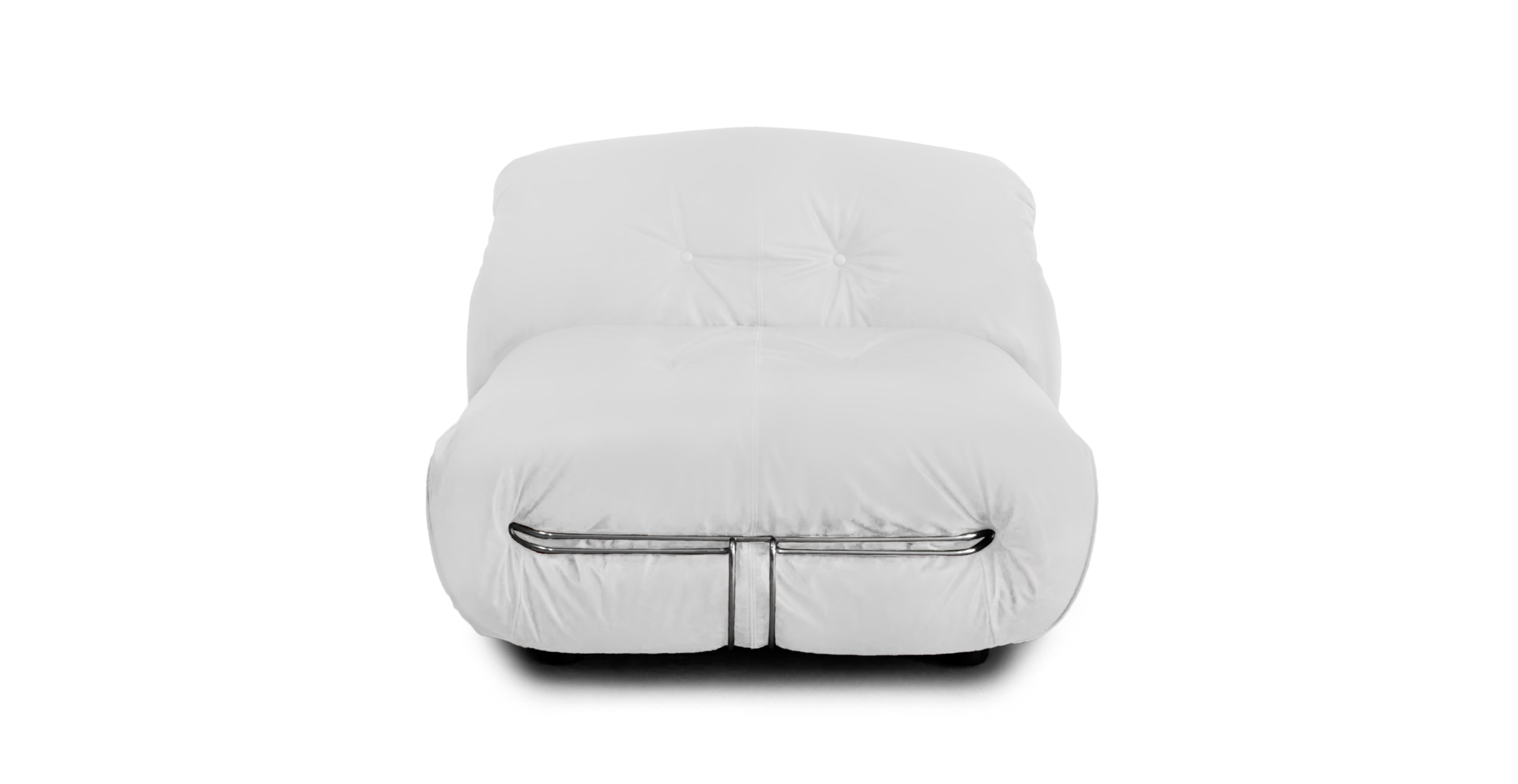 Modern Soriana Chair - Leather Antique White