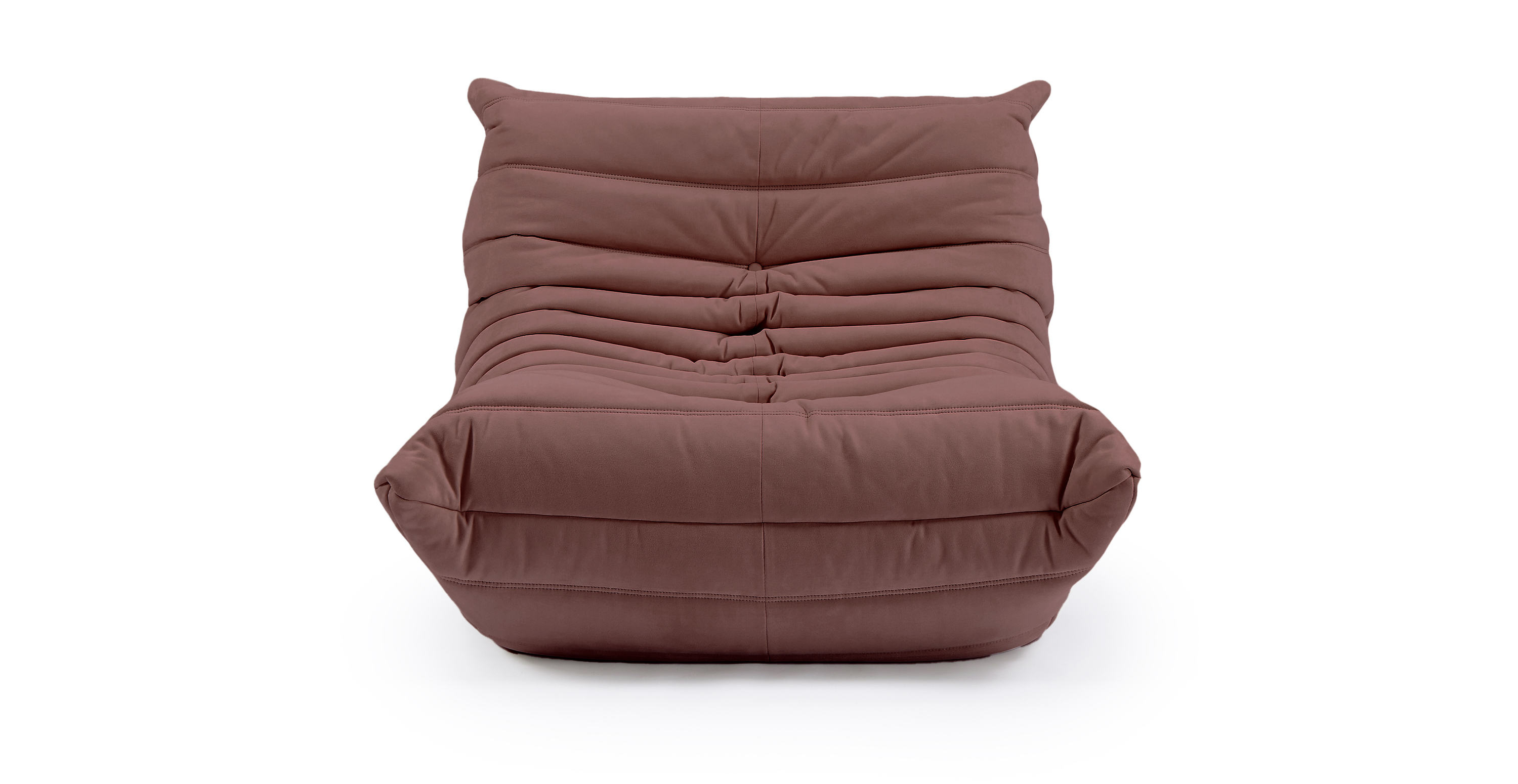 Michel Ducaroy Alcantara Suede Fireside Chair -  Alcantara Suede Dusky Rose