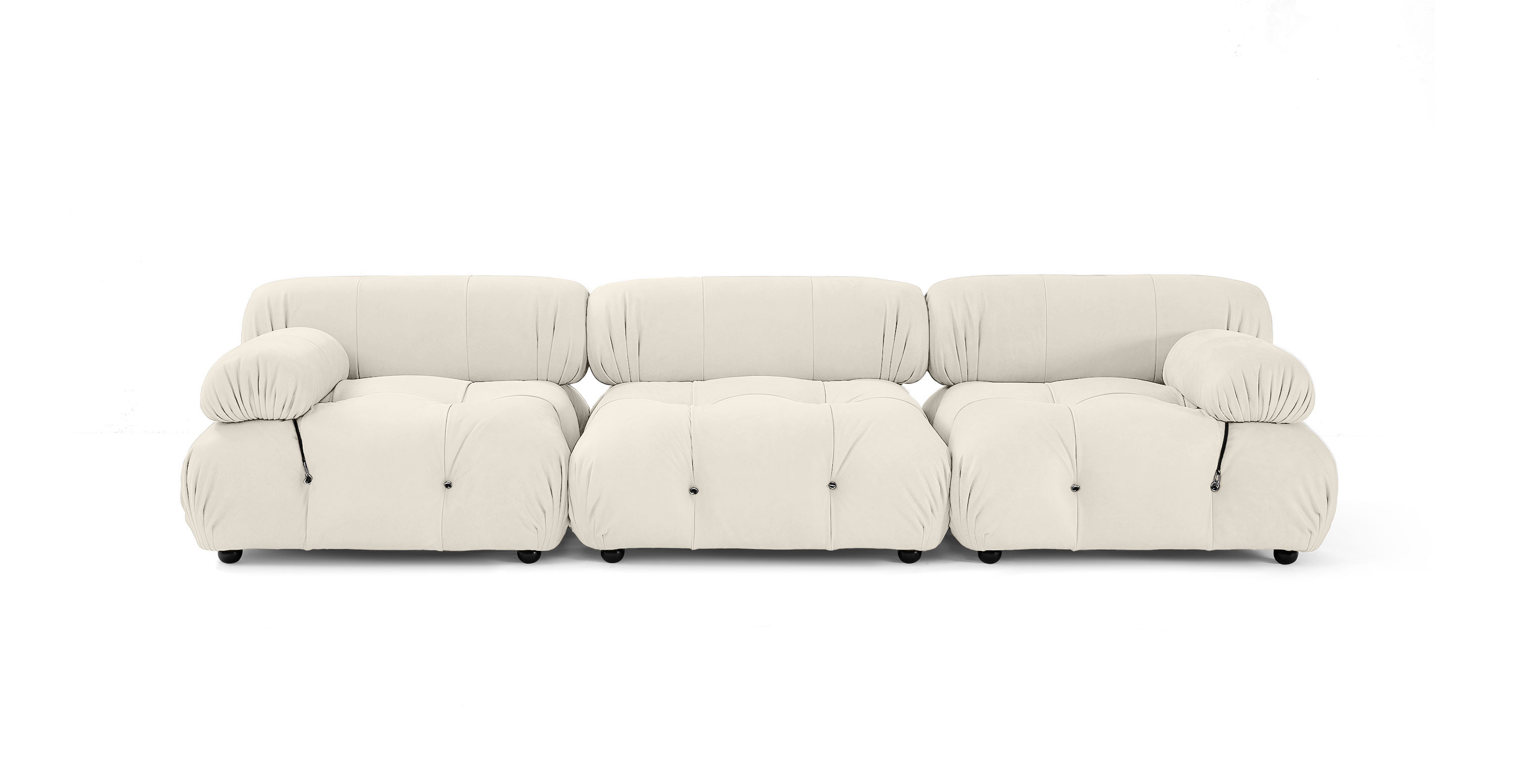 Mario Bellini 3-Seater Modular Sofa - Cream Leather
