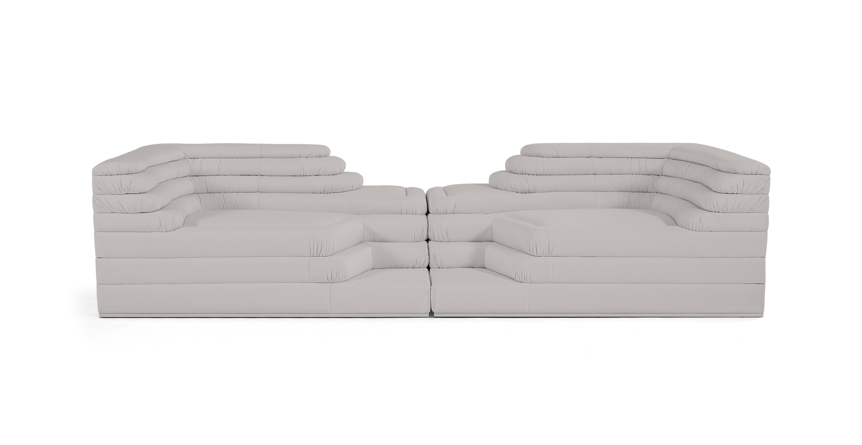 Terrazza Sofa -  Light Gray Velvet Velvet