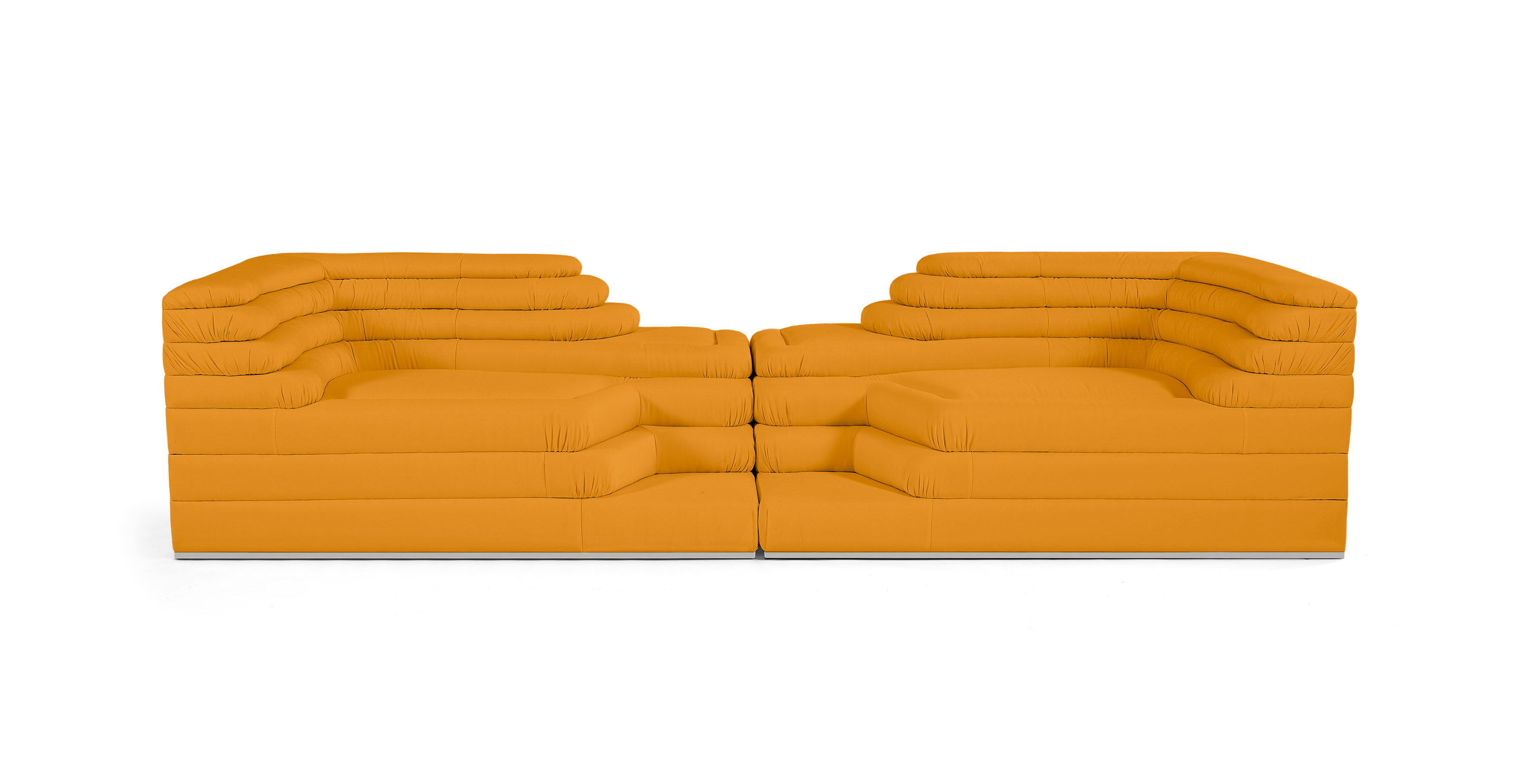 Terrazza Sofa -  Mustard Velvet Velvet
