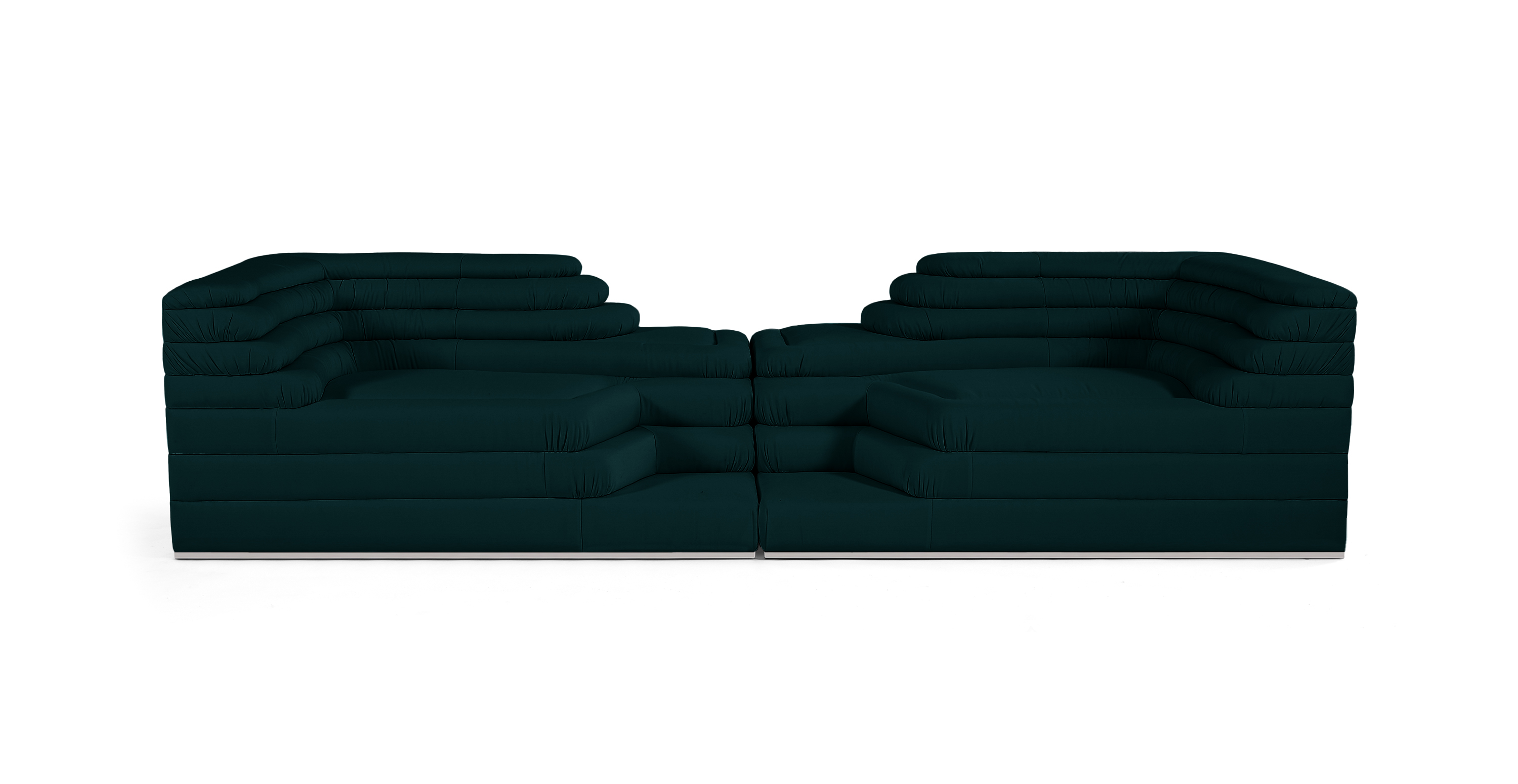 Terrazza Sofa -  Dark Green Velvet Velvet