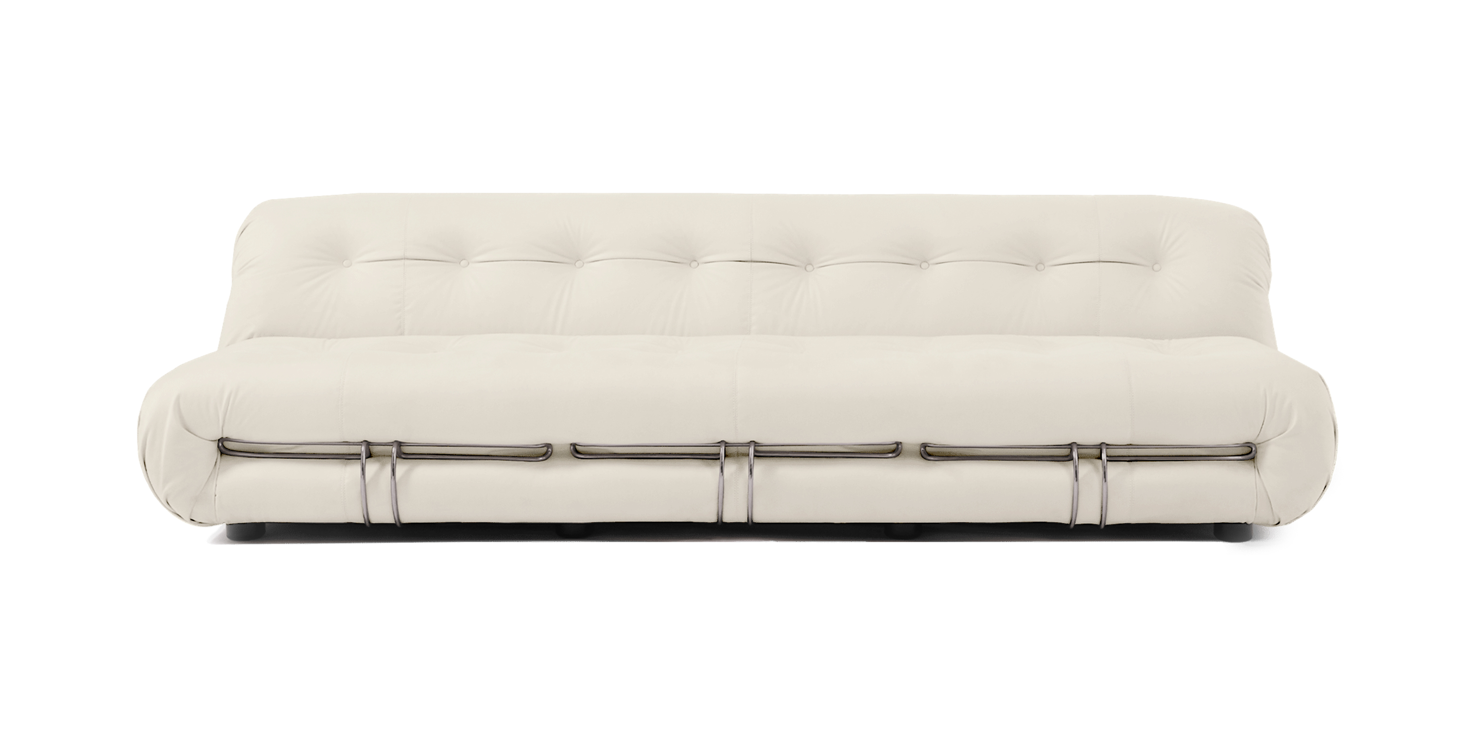 Modern Premium Soriana Sofa -  Beige Alcantara Suede Alcantara Suede