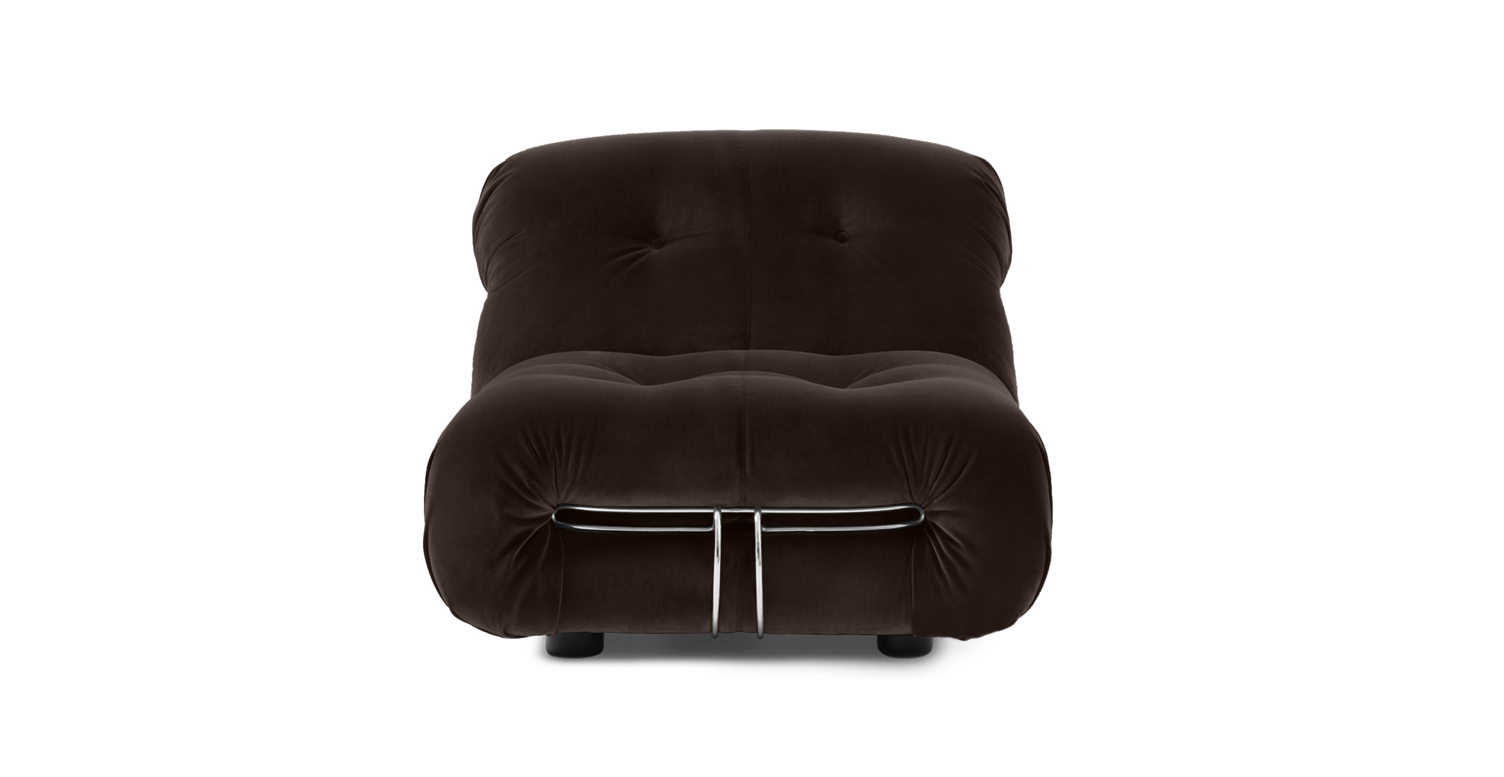 Soriana Chair - Velvet Brown Velvet