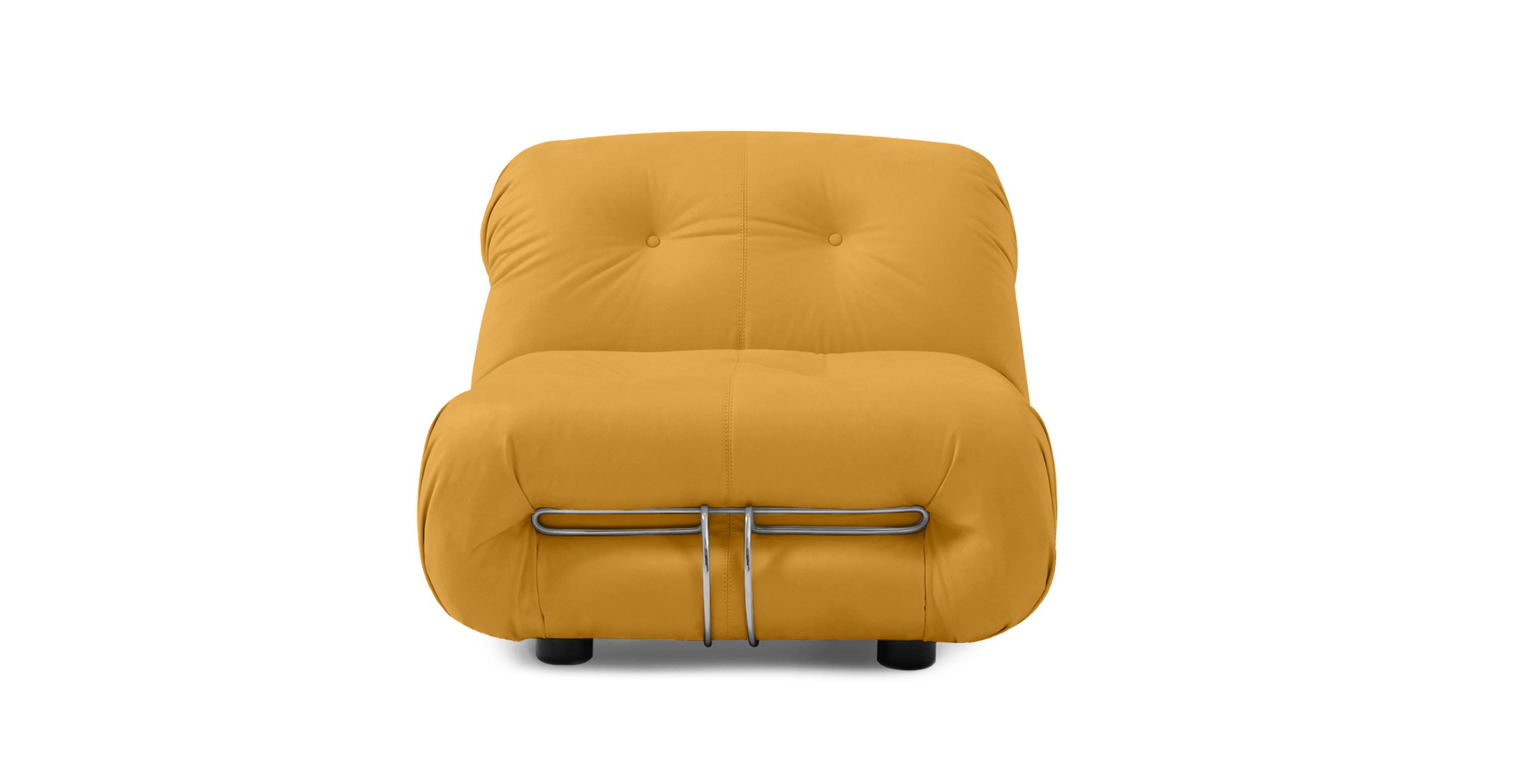 Soriana Chair - Alcantara Suede Amber Yellow