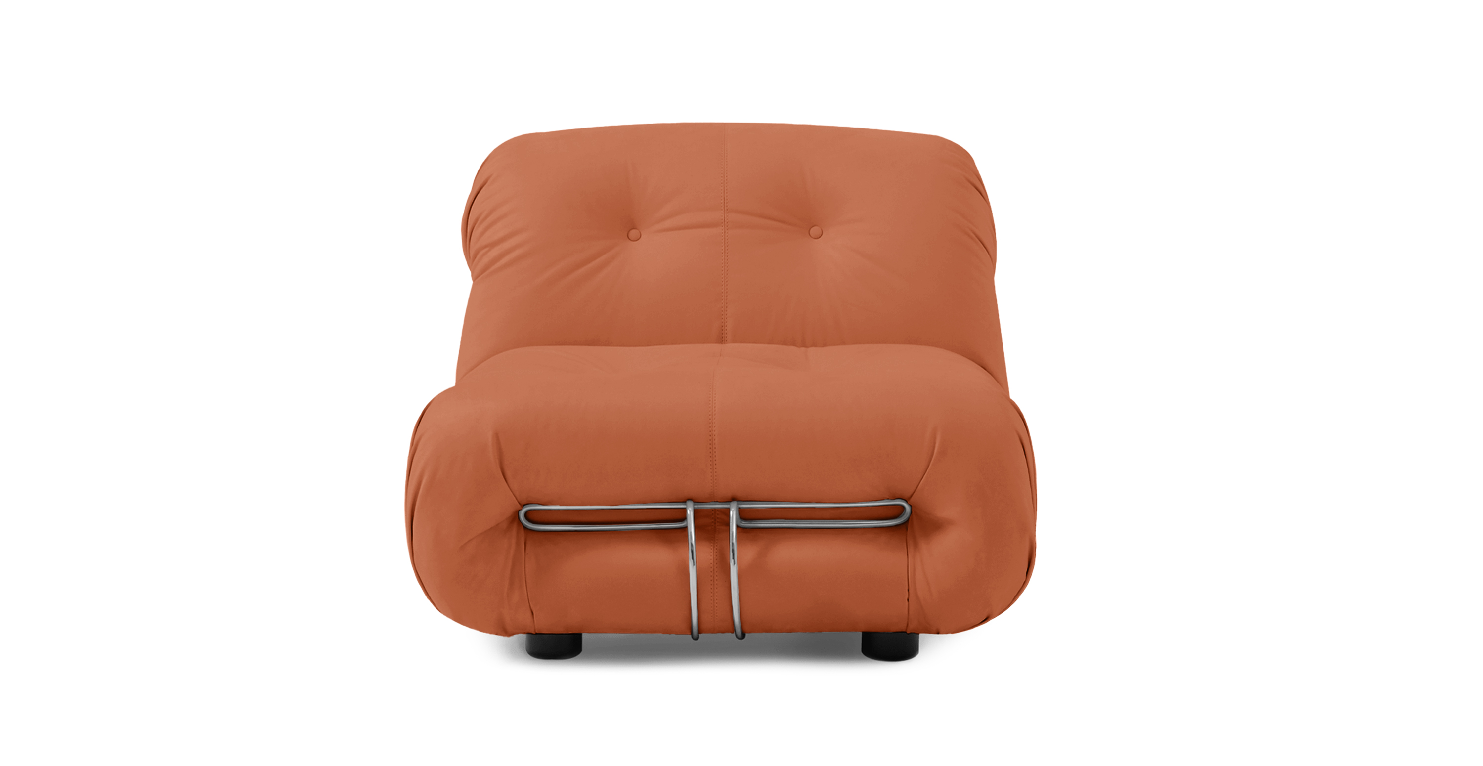 Soriana Chair - Alcantara Suede Burnt Orange